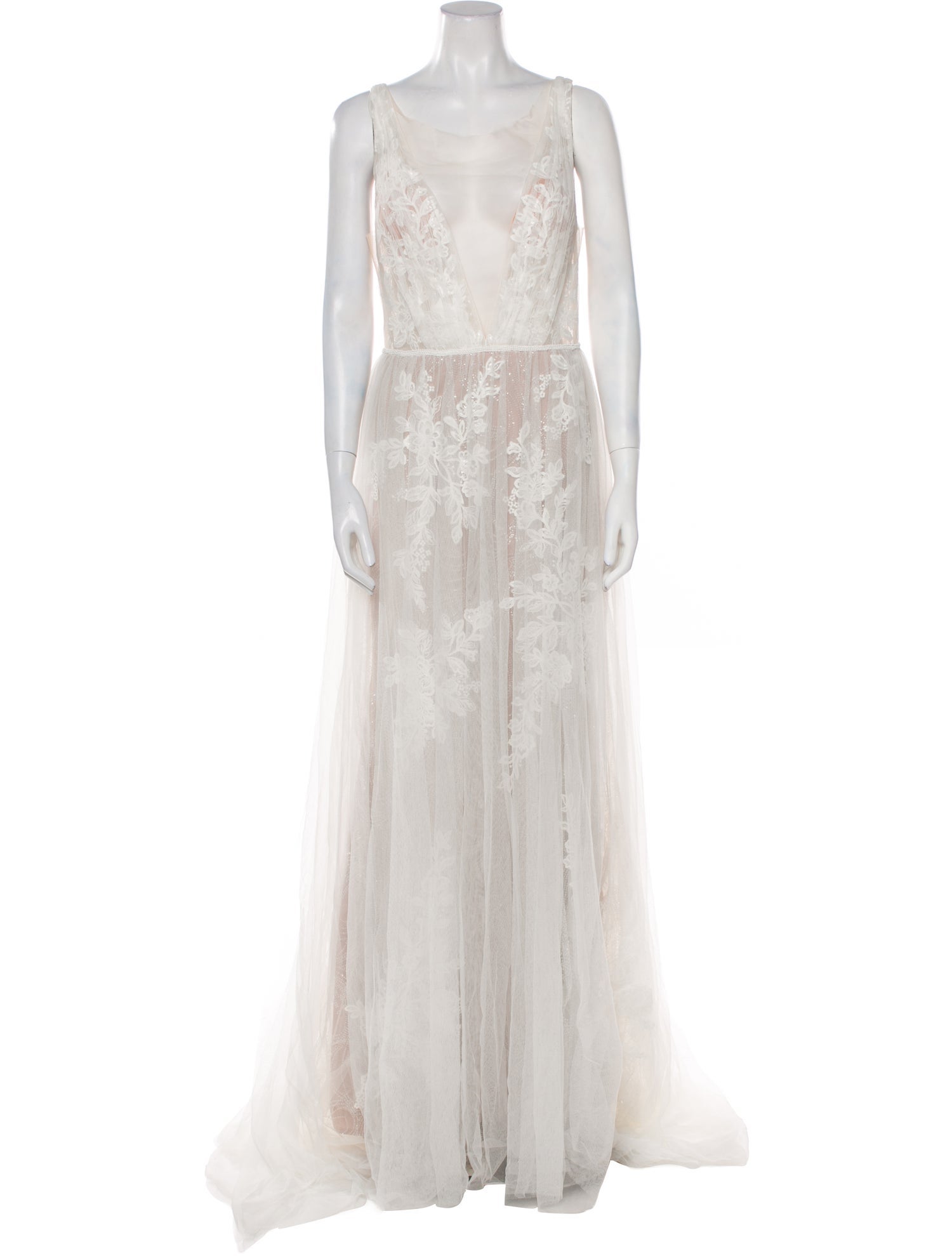 Abella V-Neck Long Dress w/ Tags