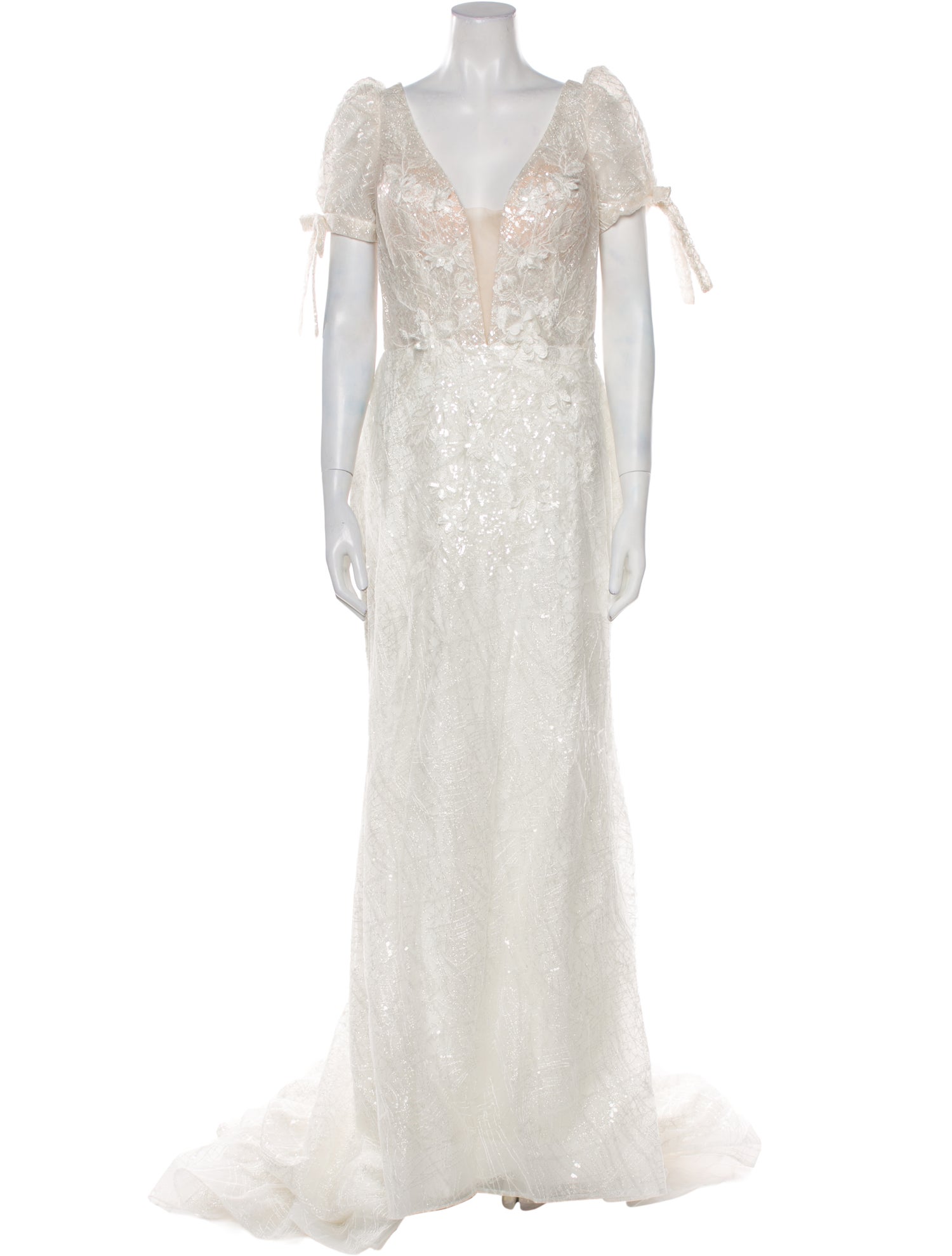 Abella V-Neck Long Dress w/ Tags