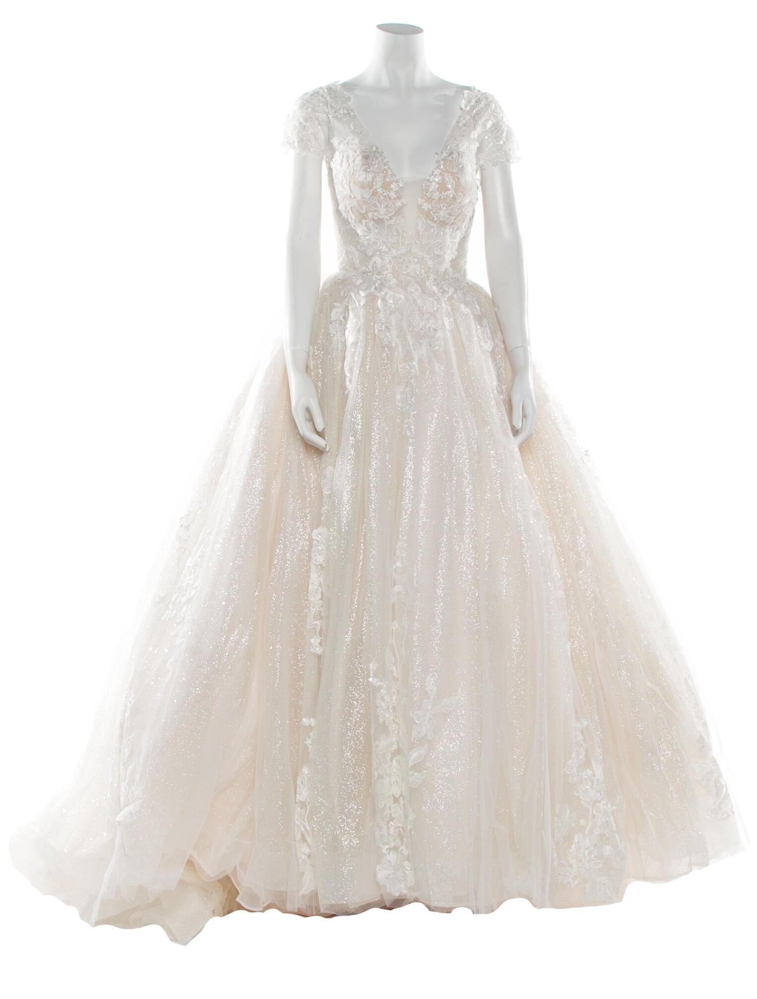 Abella V-Neck Long Dress w/ Tags