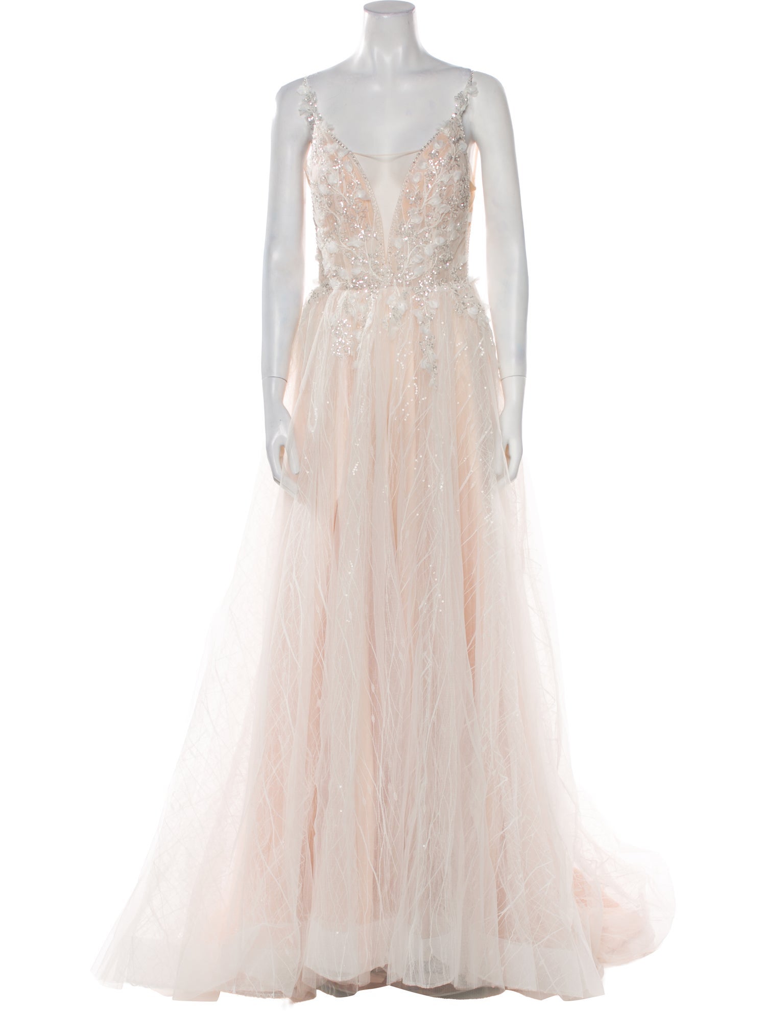 Abella V-Neck Long Dress w/ Tags