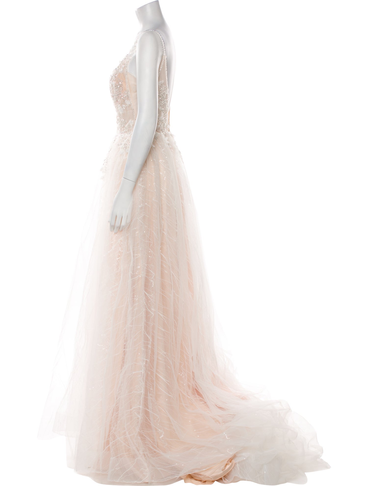 Abella V-Neck Long Dress w/ Tags