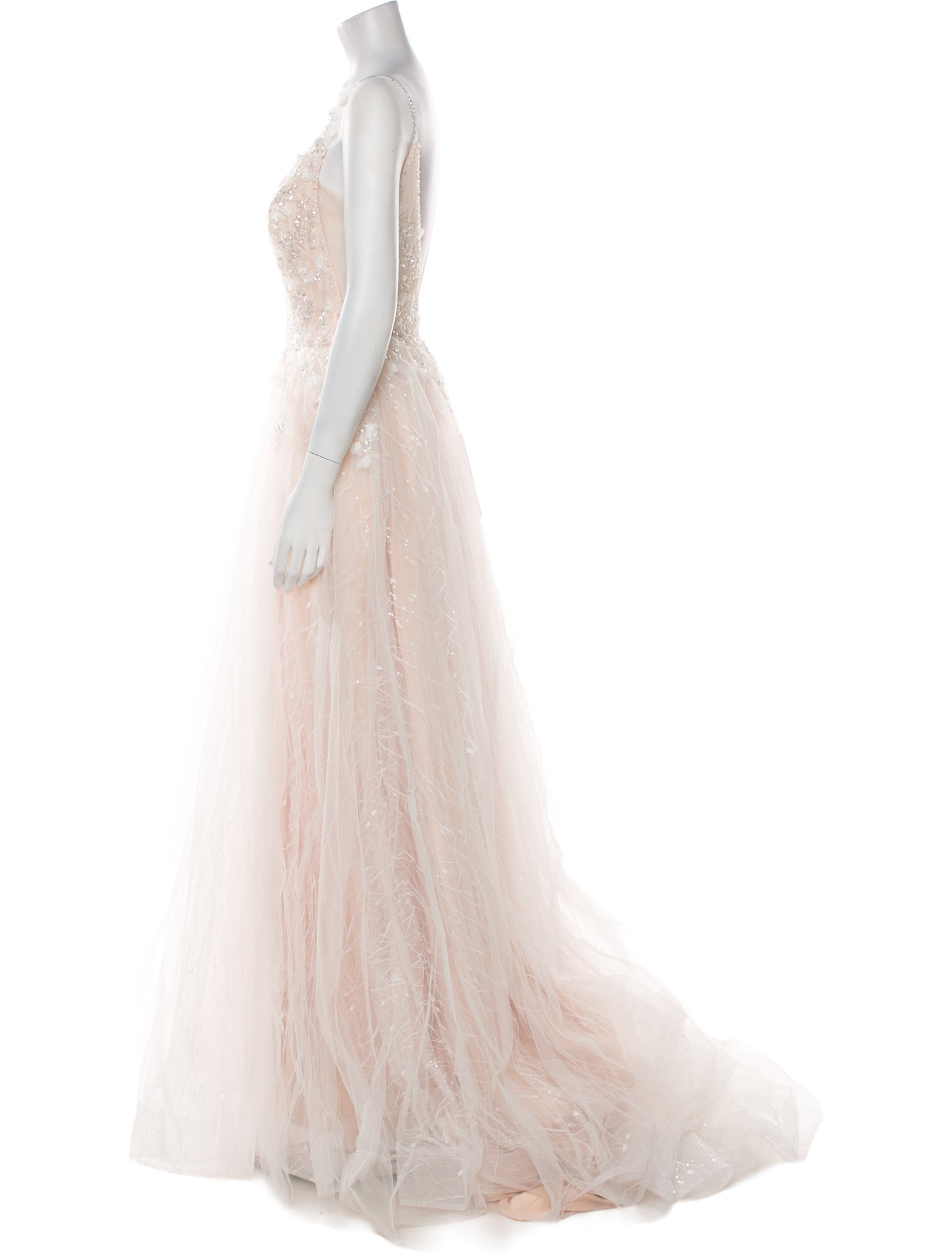 Abella V-Neck Long Dress w/ Tags