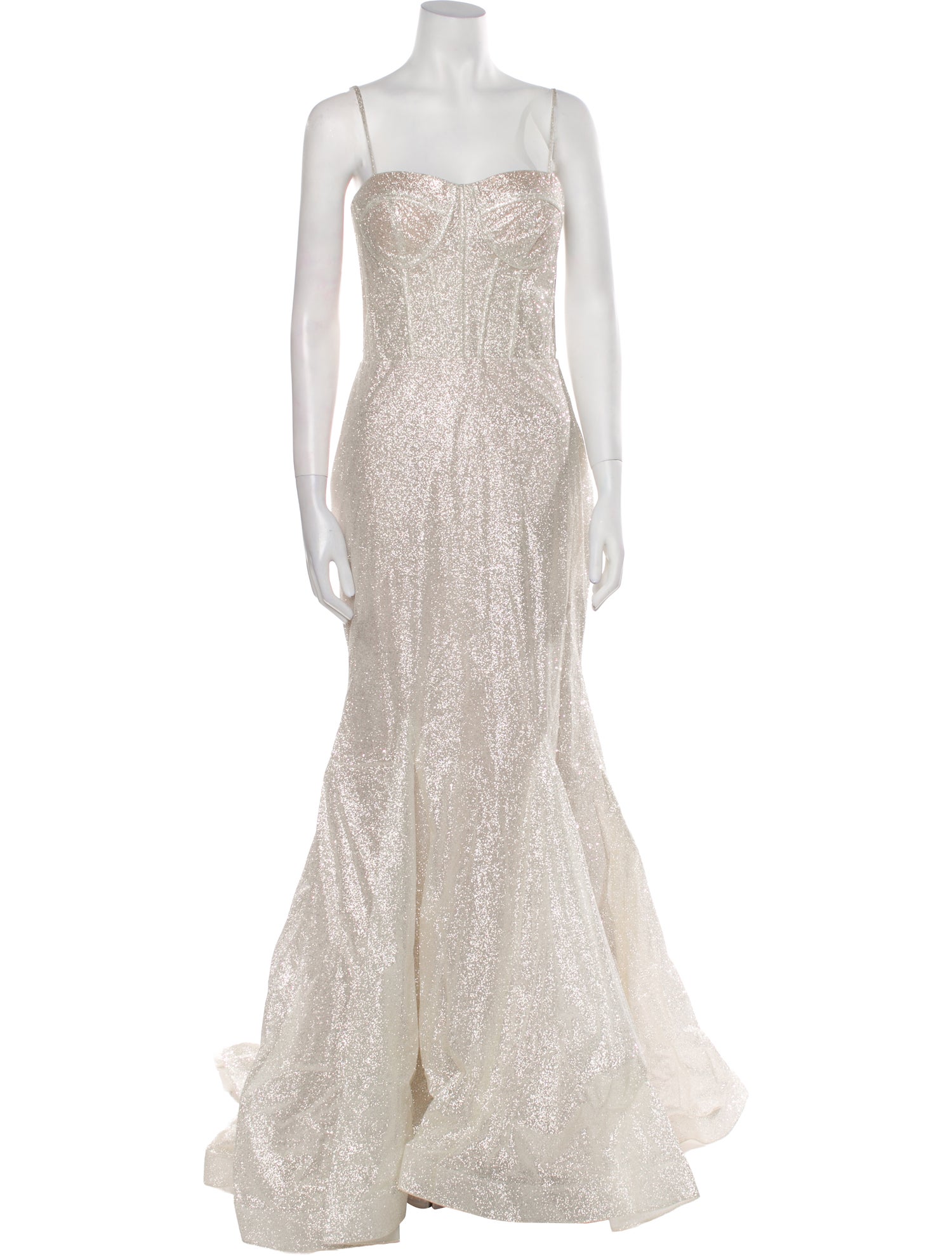 Abella Square Neckline Long Dress