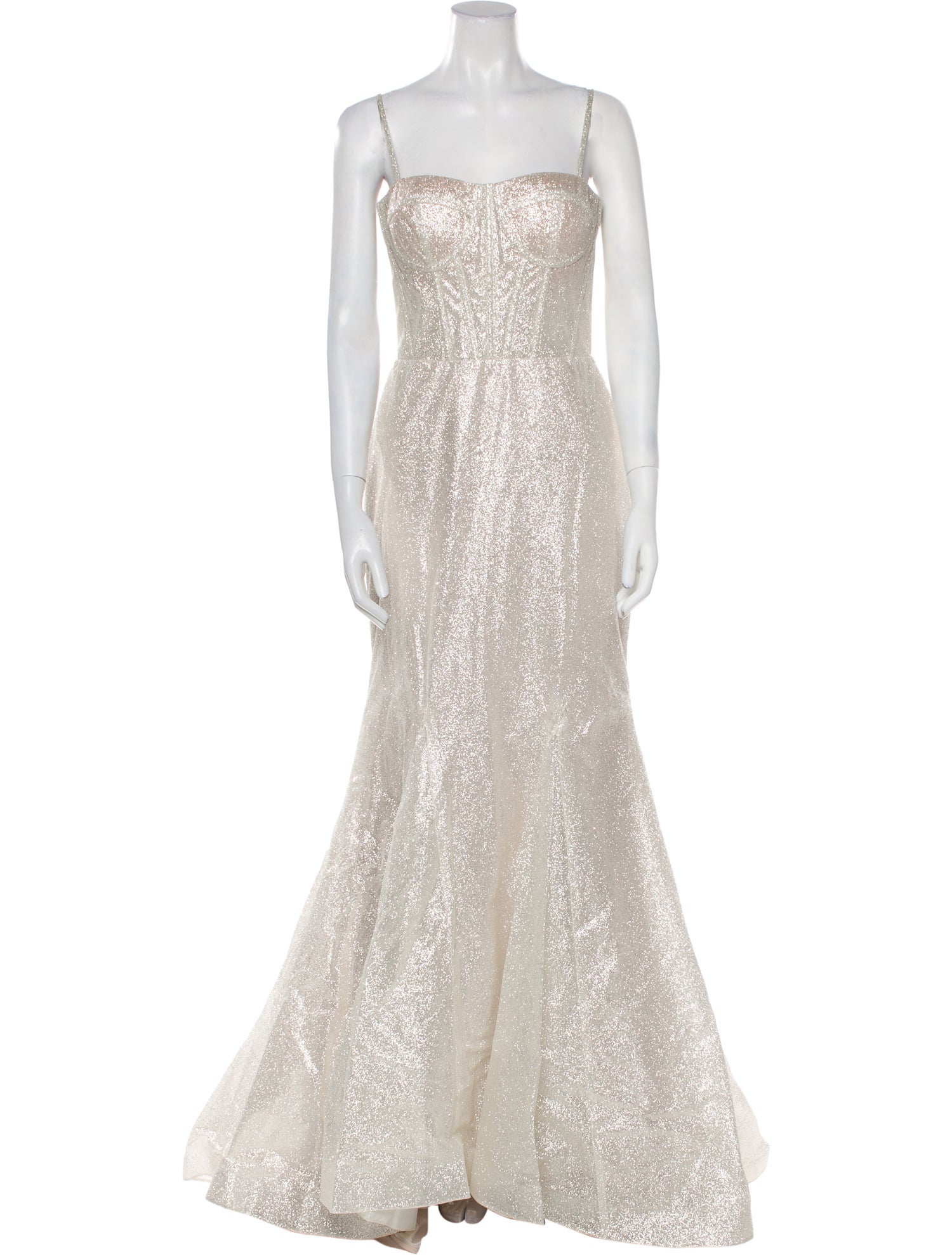 Abella Square Neckline Long Dress