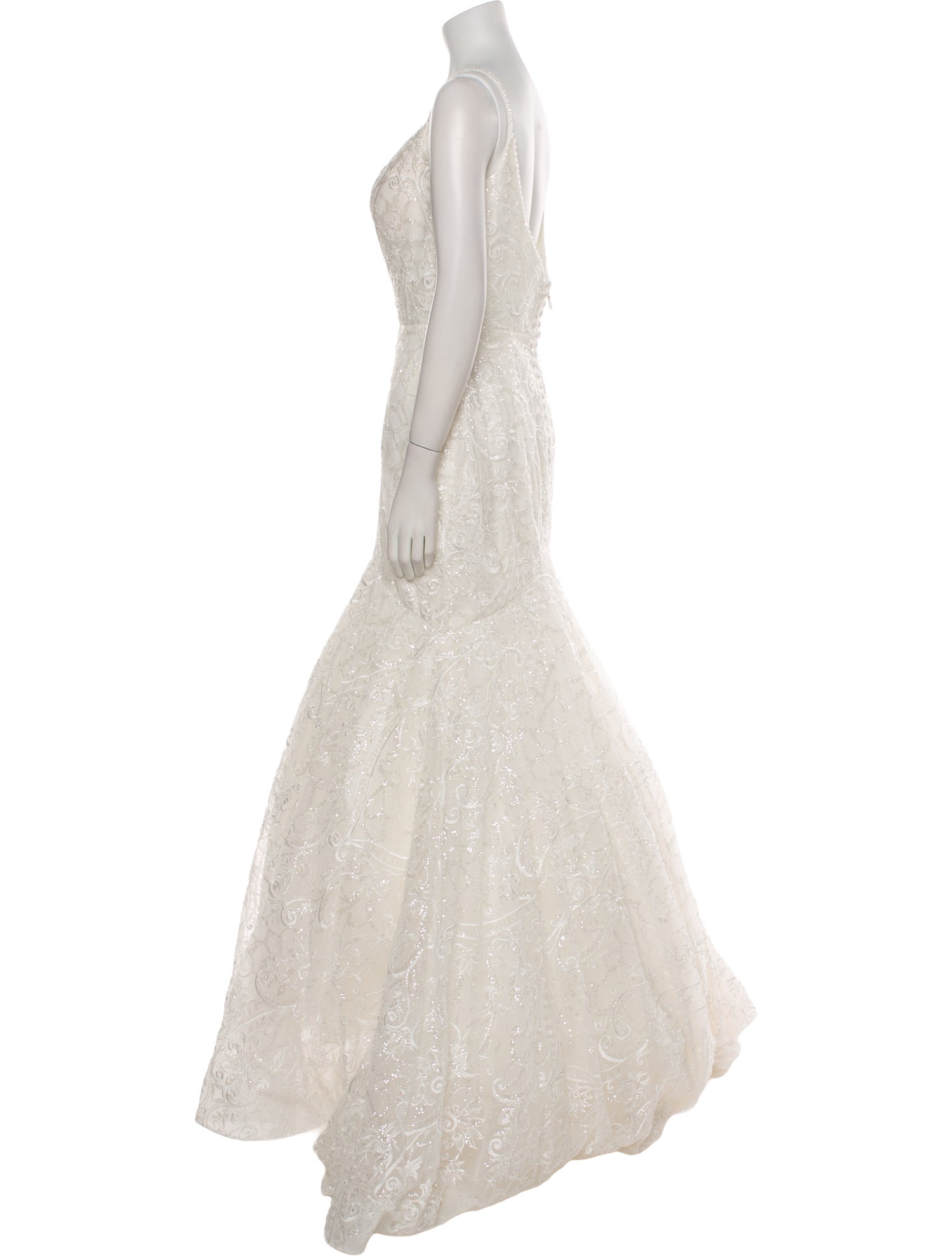 Abella V-Neck Long Dress w/ Tags