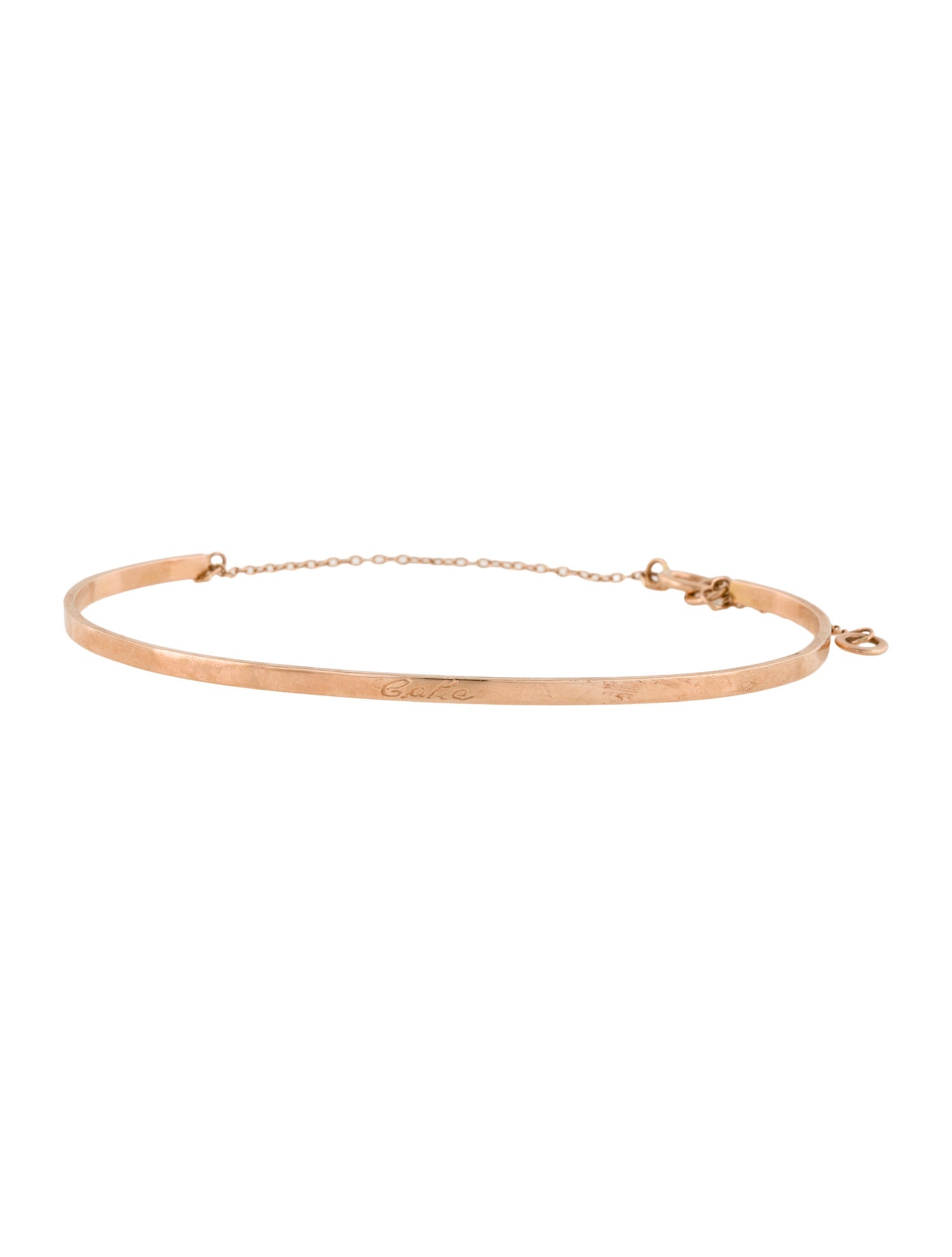 Blanca Monros Gomez 14K Greta Bangle Bracelet