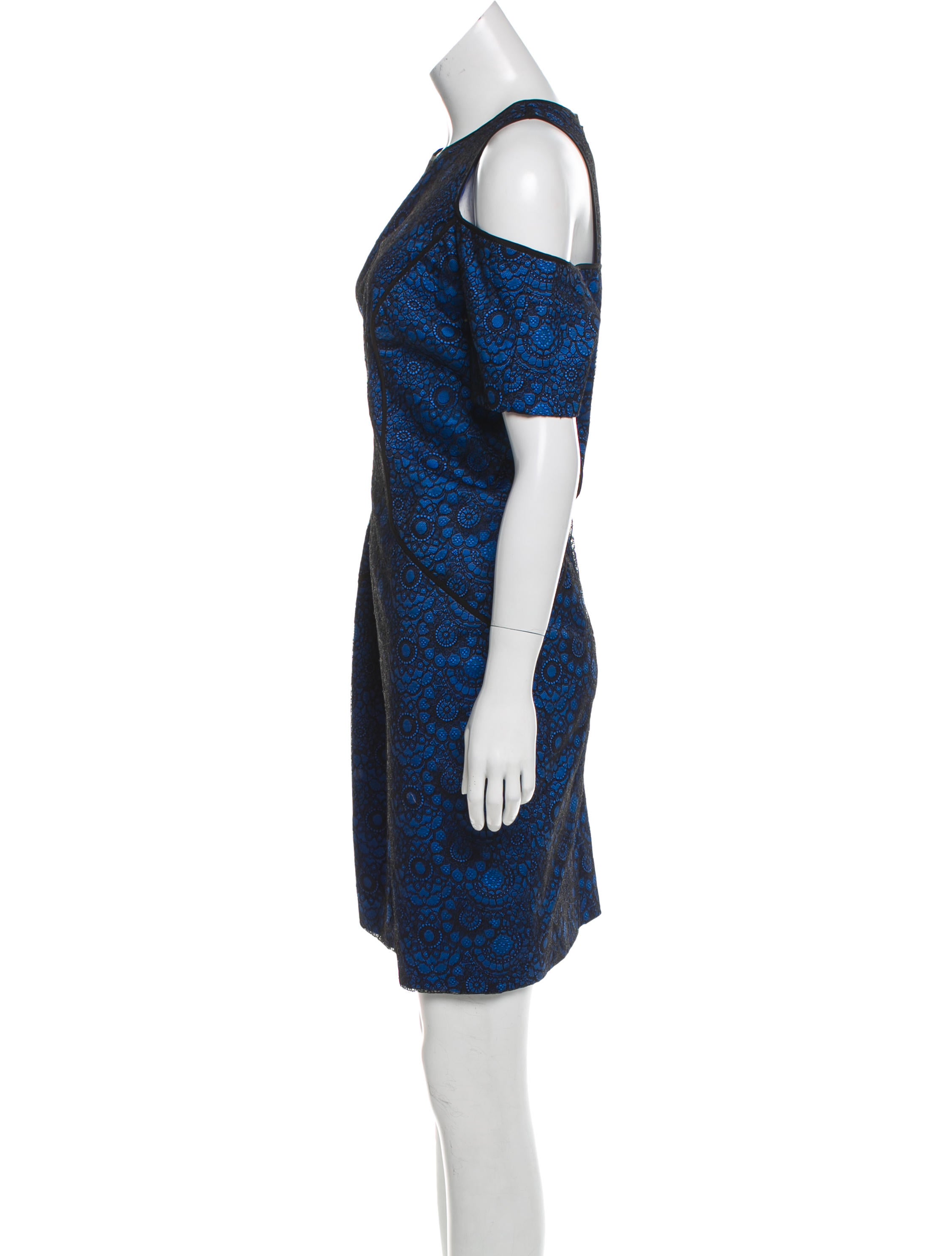 Bibhu Mohapatra Lace Knee-Length Dress