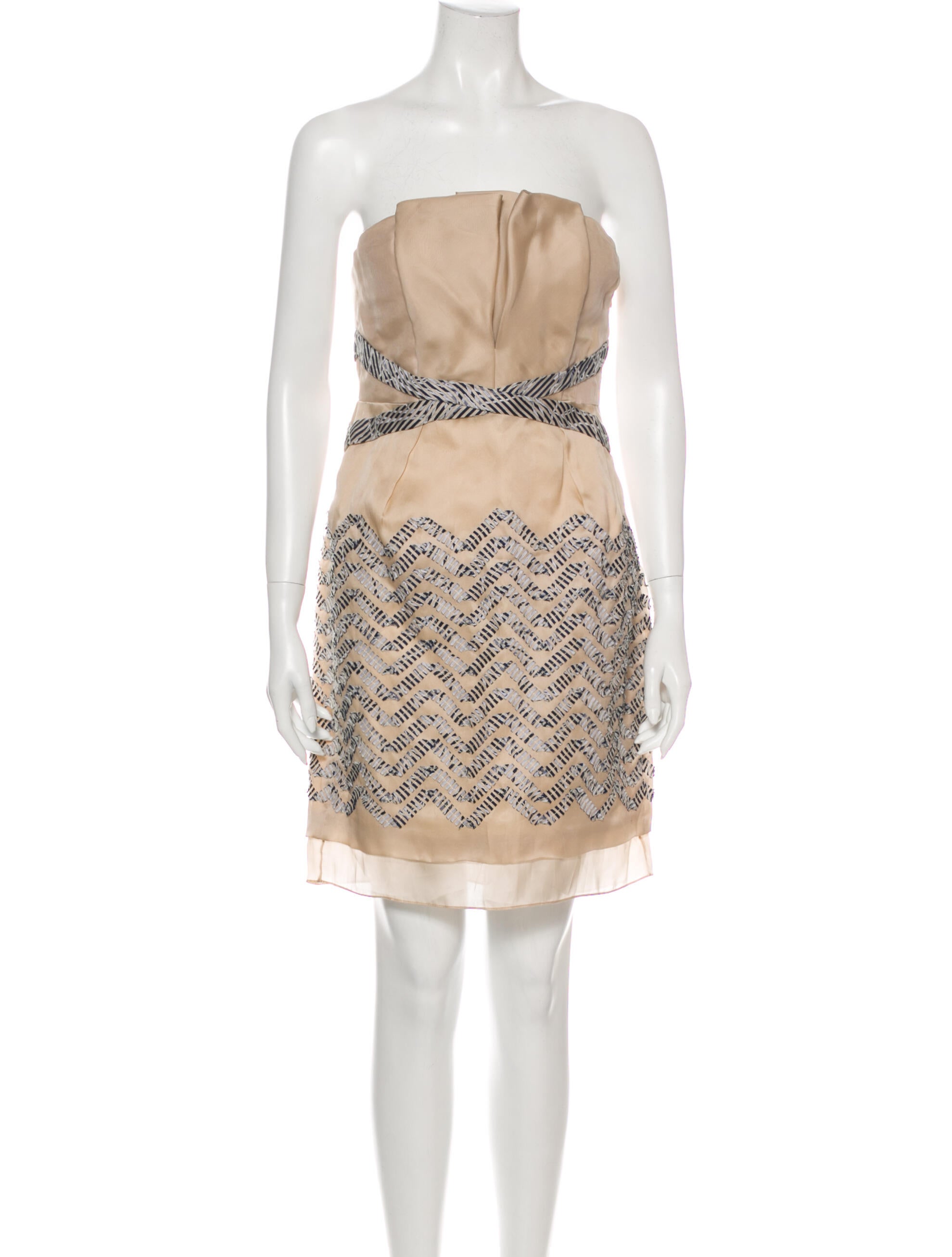 Bibhu Mohapatra Silk Mini Dress