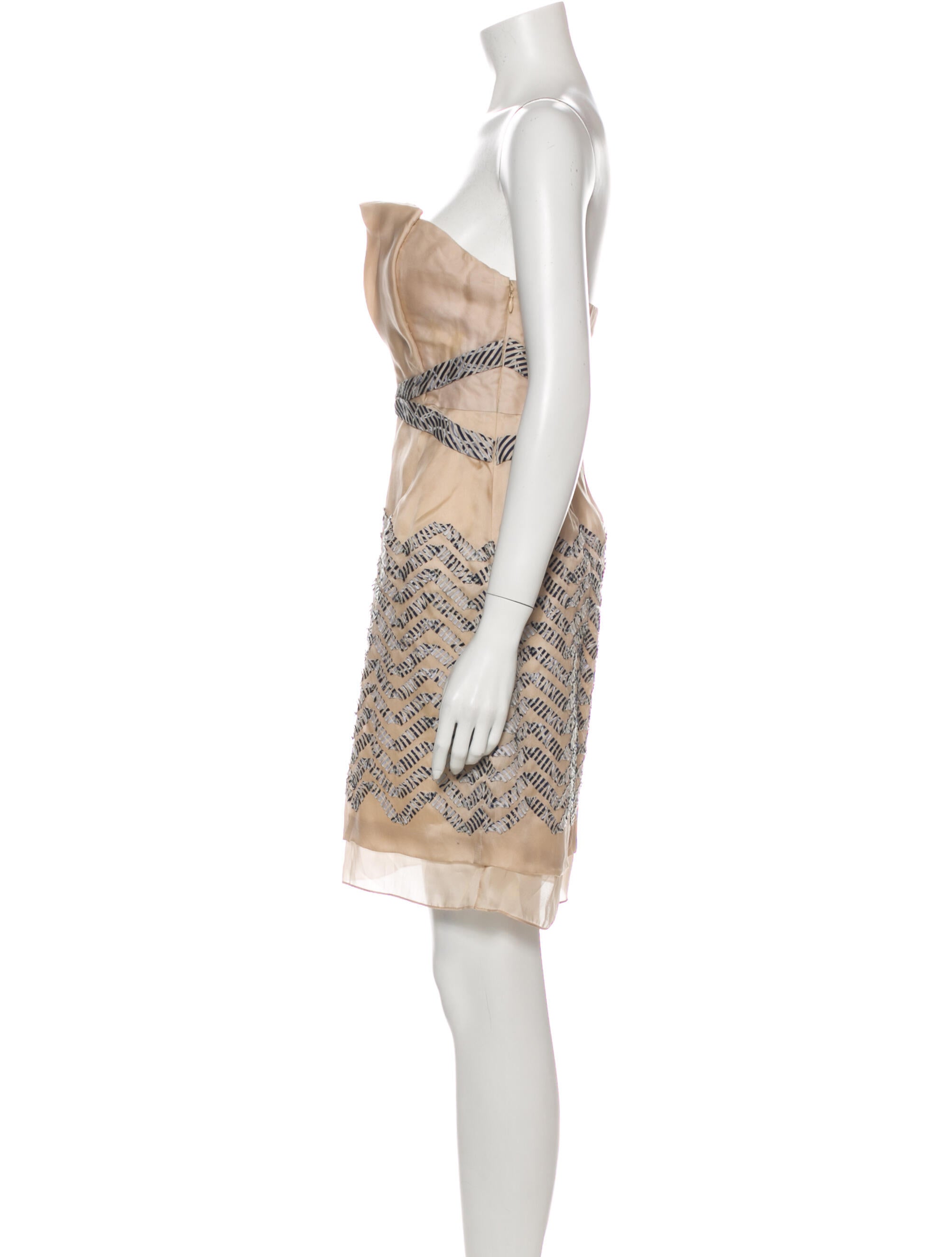 Bibhu Mohapatra Silk Mini Dress