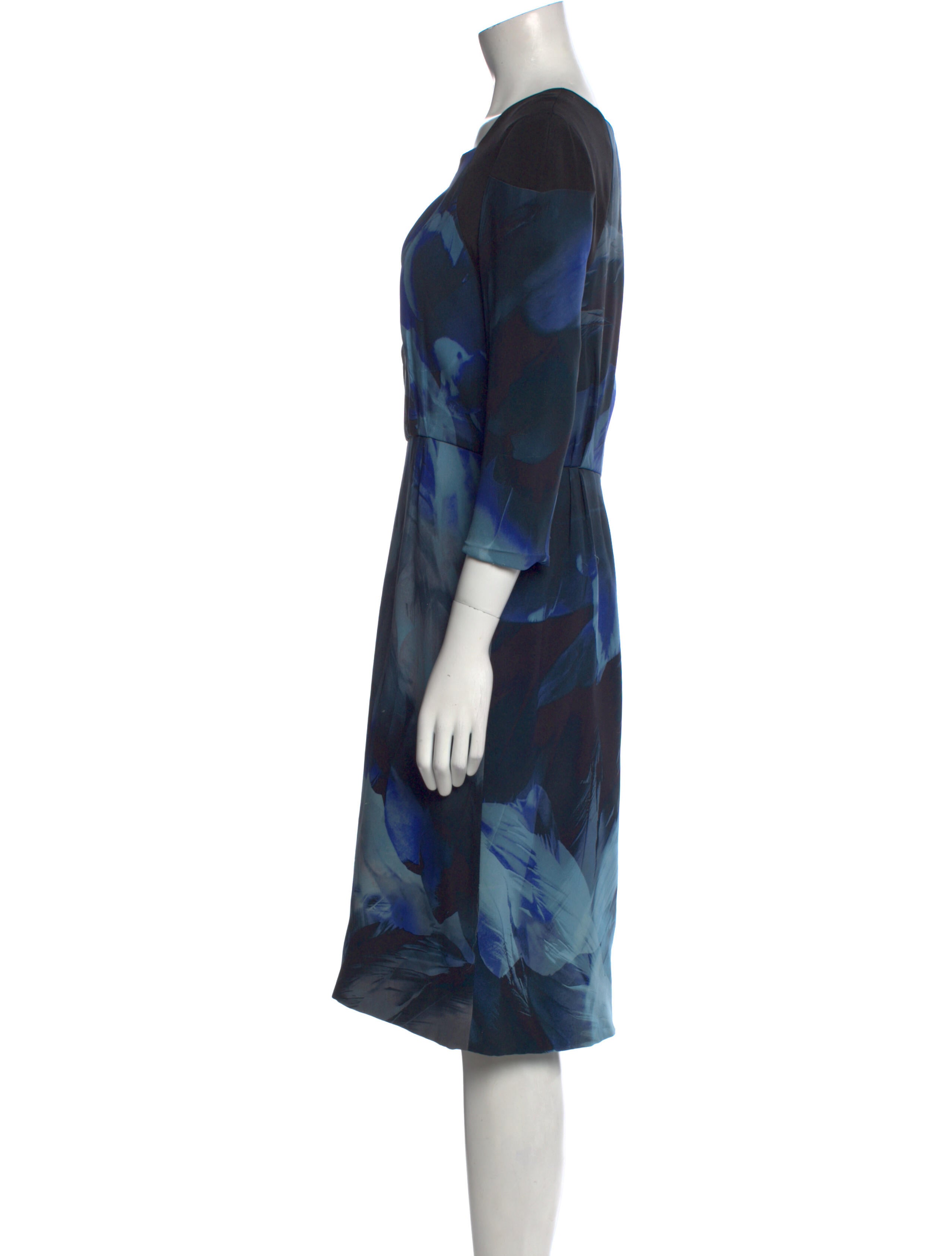 Bibhu Mohapatra Silk Midi Length Dress