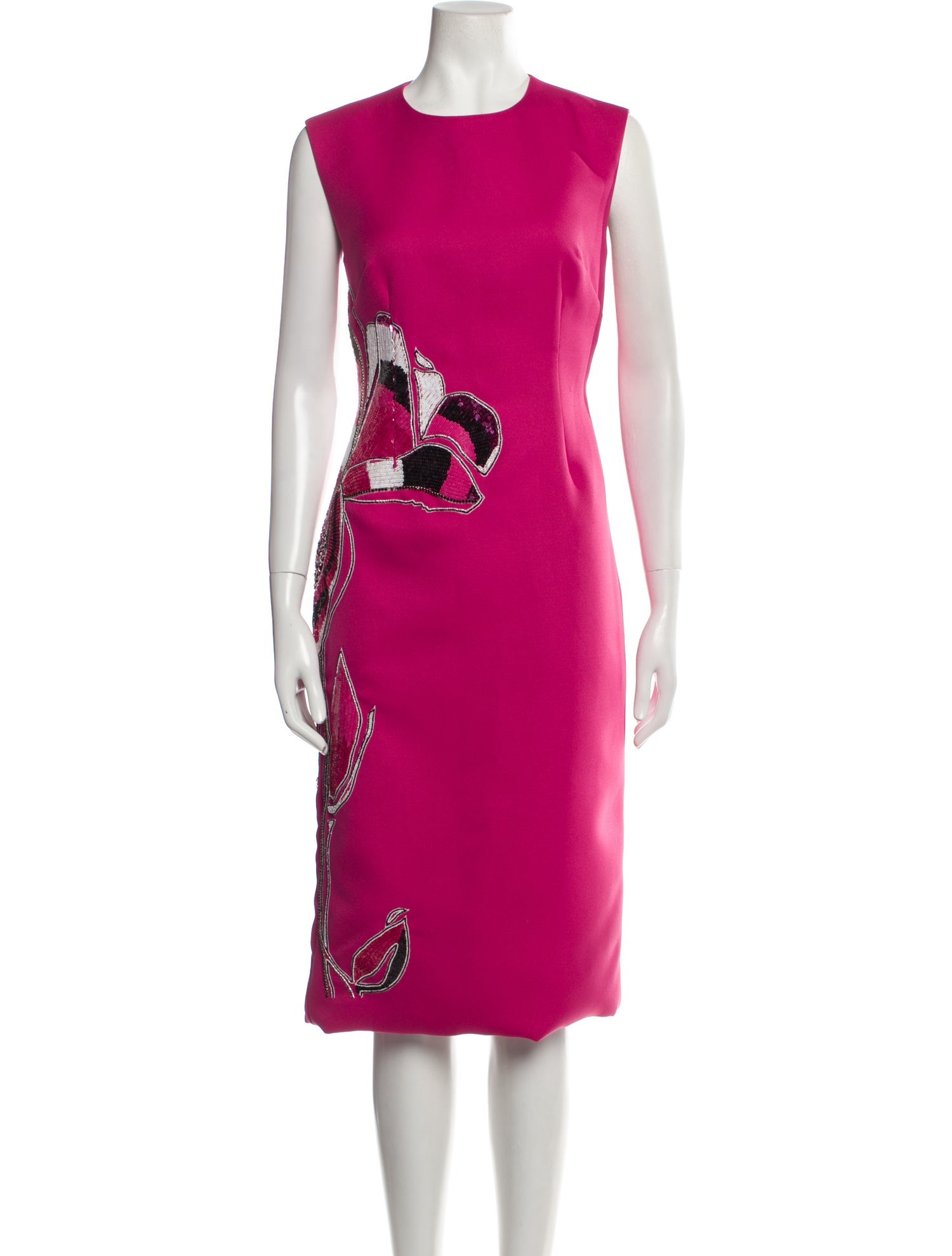 Bibhu Mohapatra Crew Neck Midi Length Dress