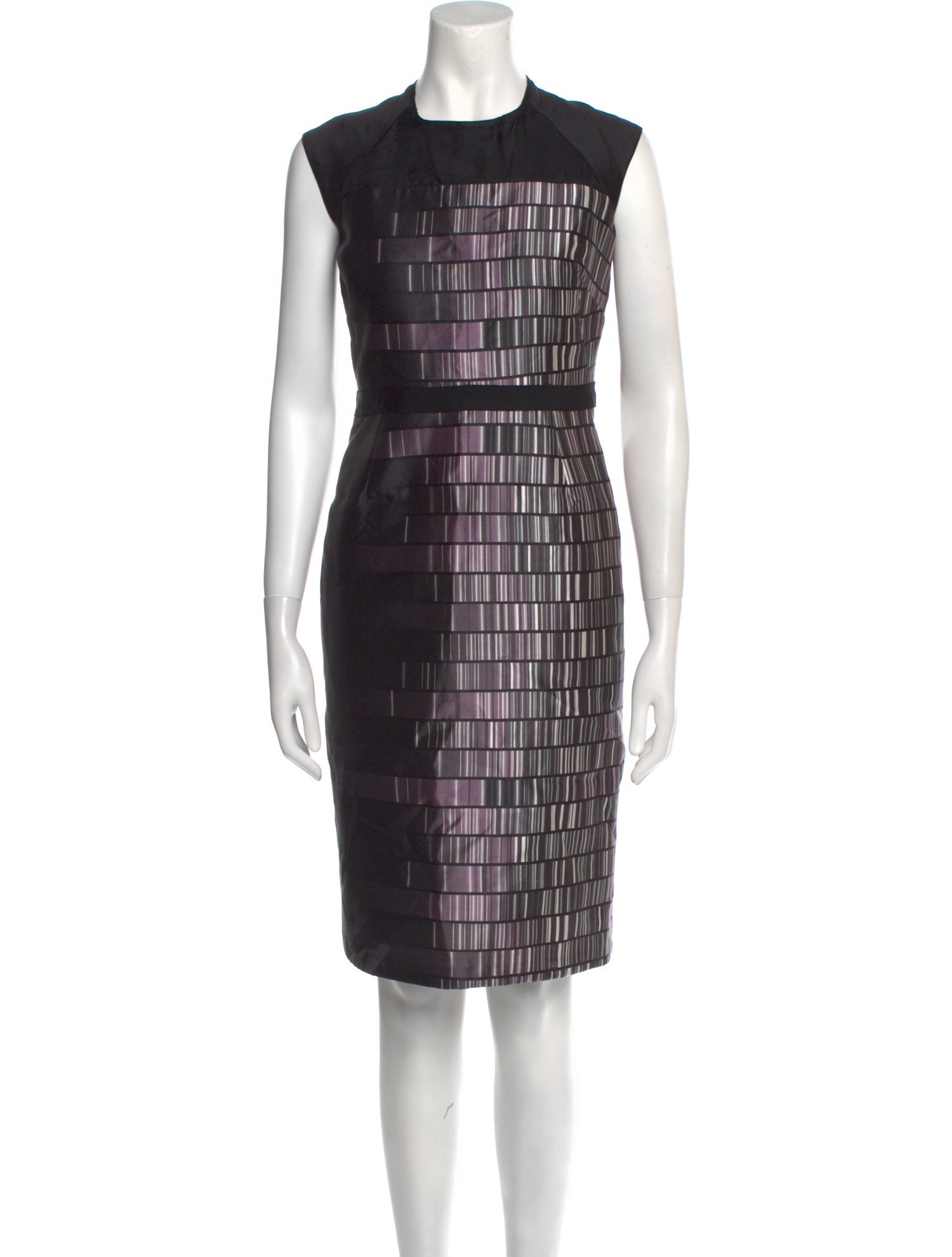 Bibhu Mohapatra Plaid Print Knee-Length Dress