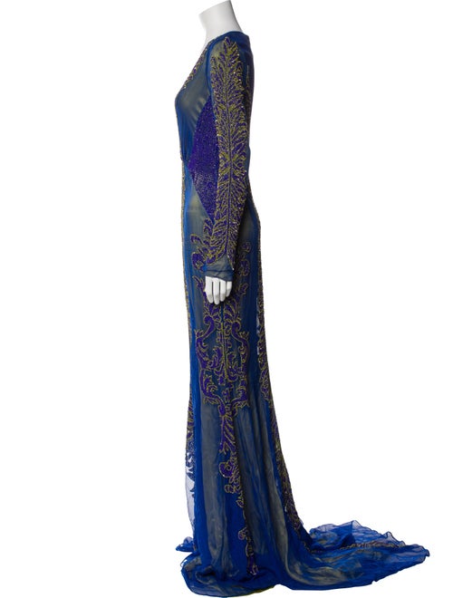 Bibhu Mohapatra Plunge Neckline Long Dress