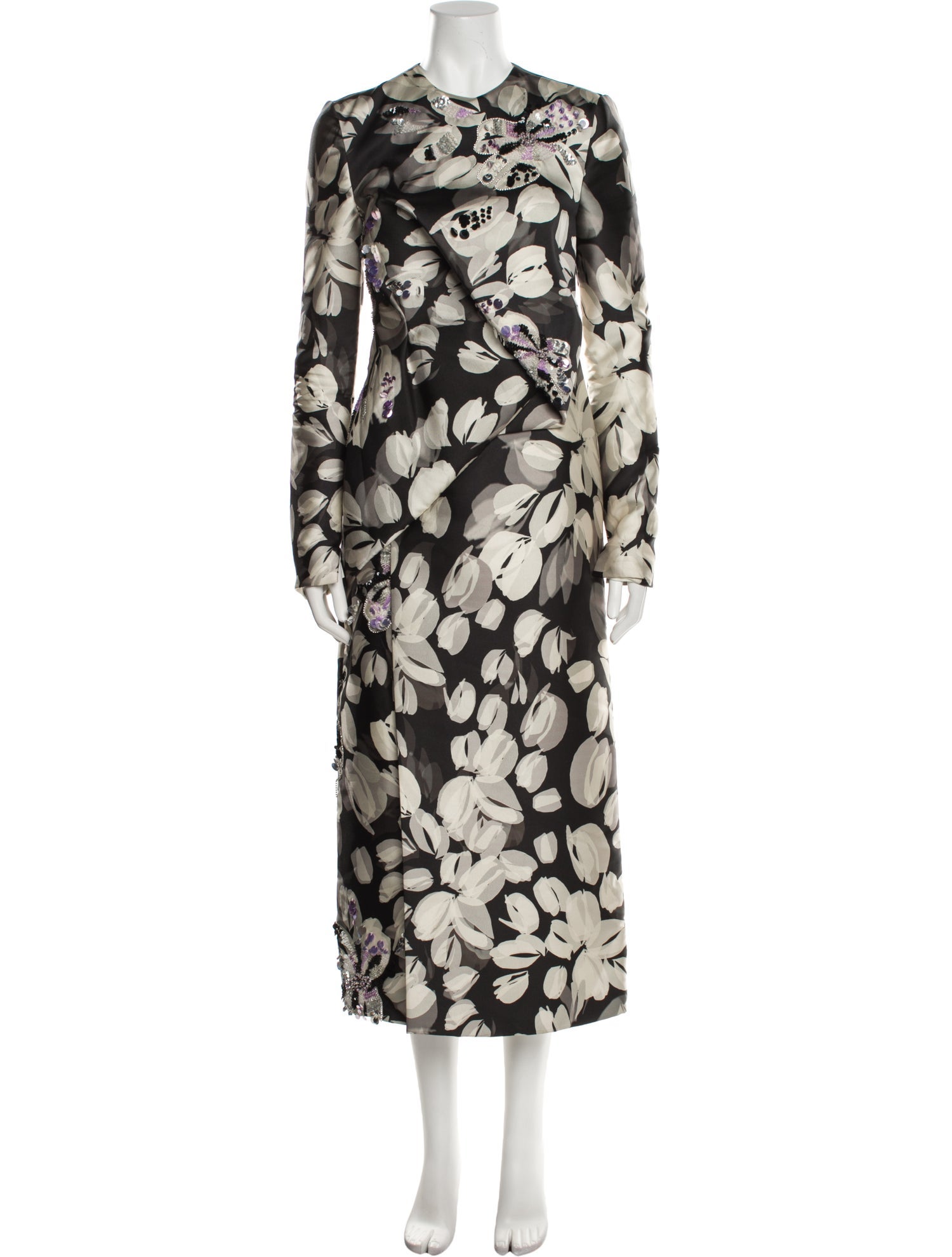 Bibhu Mohapatra Floral Print Long Dress