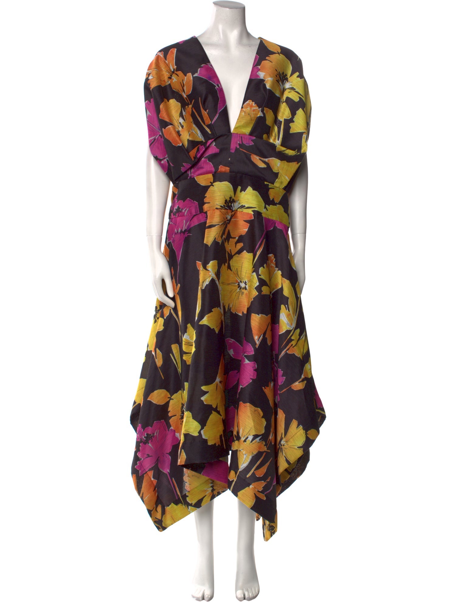 Bibhu Mohapatra Floral Print Long Dress