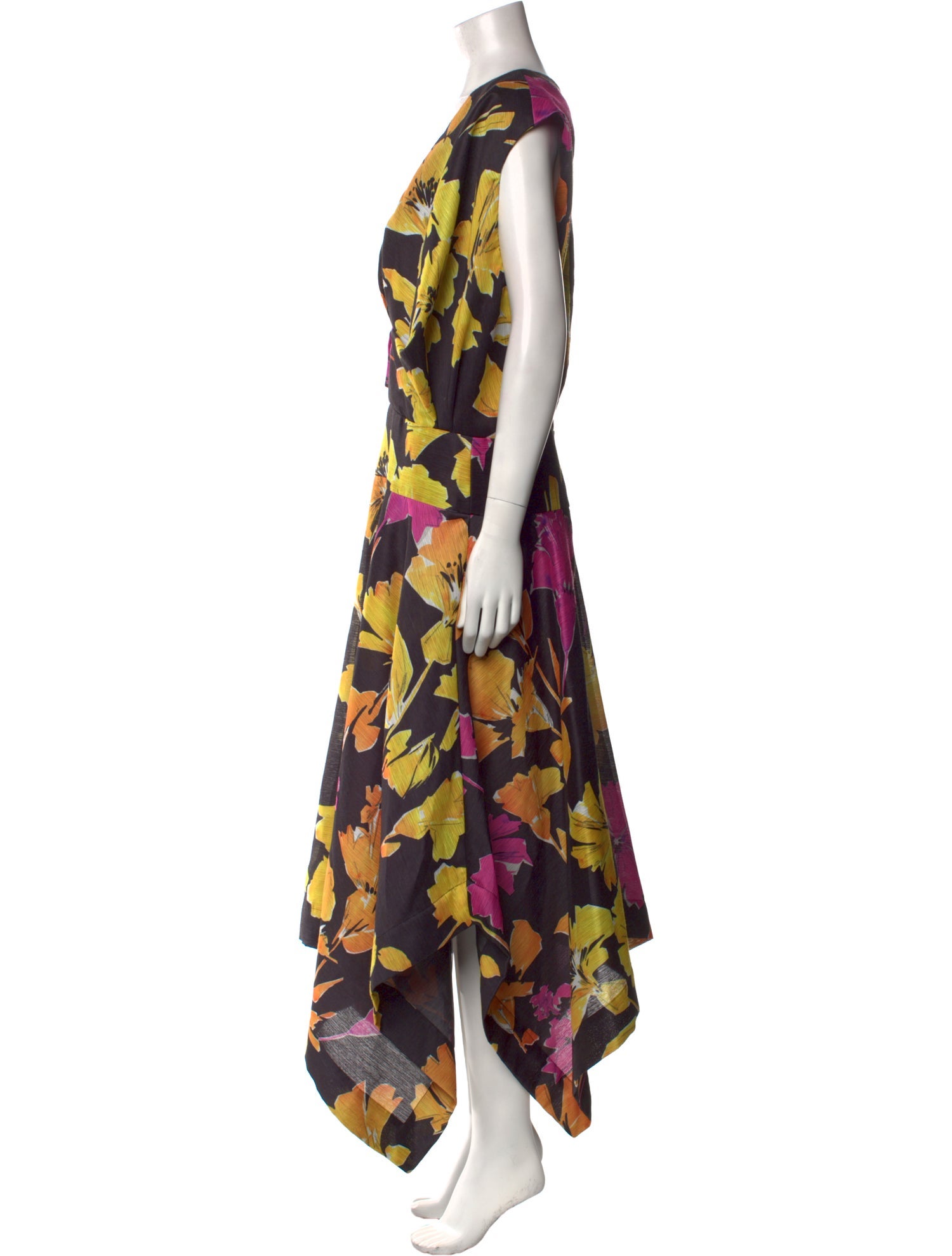 Bibhu Mohapatra Floral Print Long Dress