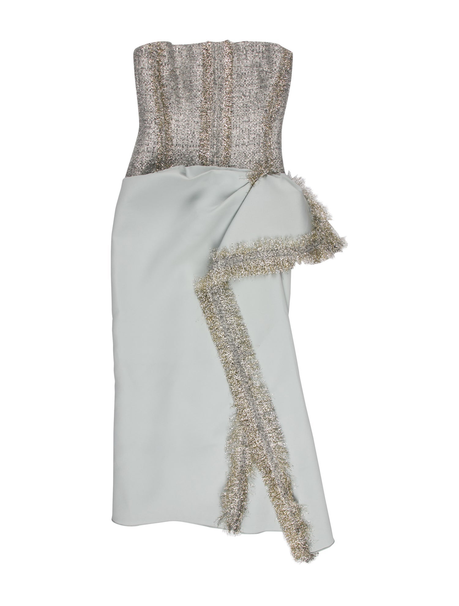 Bibhu Mohapatra Strapless Midi Length Dress