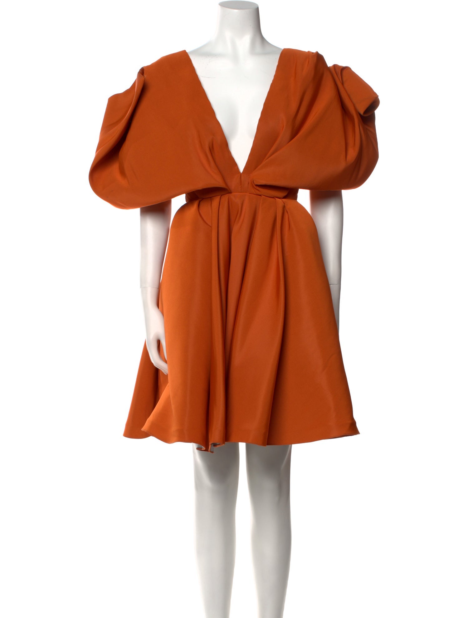 Bibhu Mohapatra V-Neck Knee-Length Dress