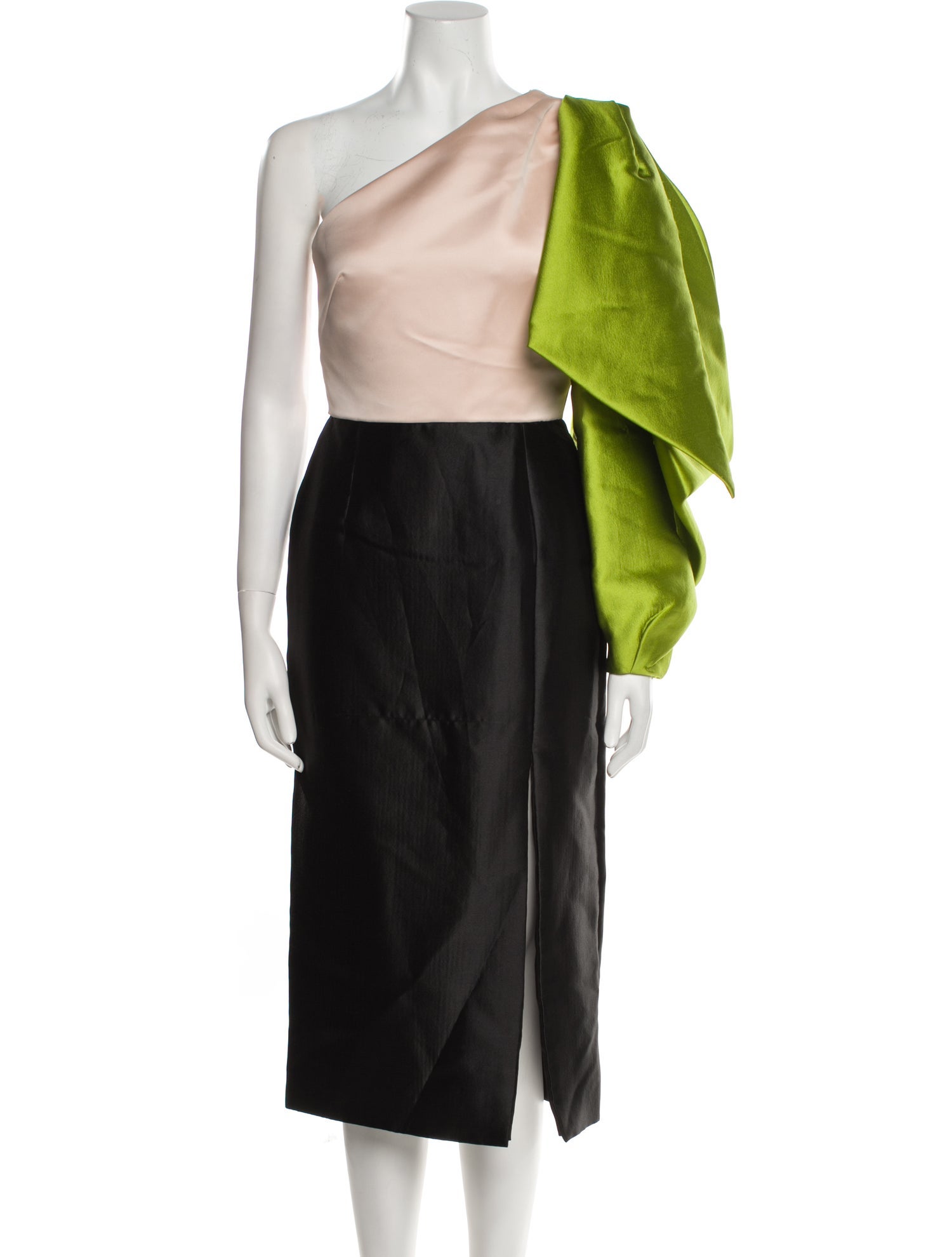 Bibhu Mohapatra One-Shoulder Midi Length Dress