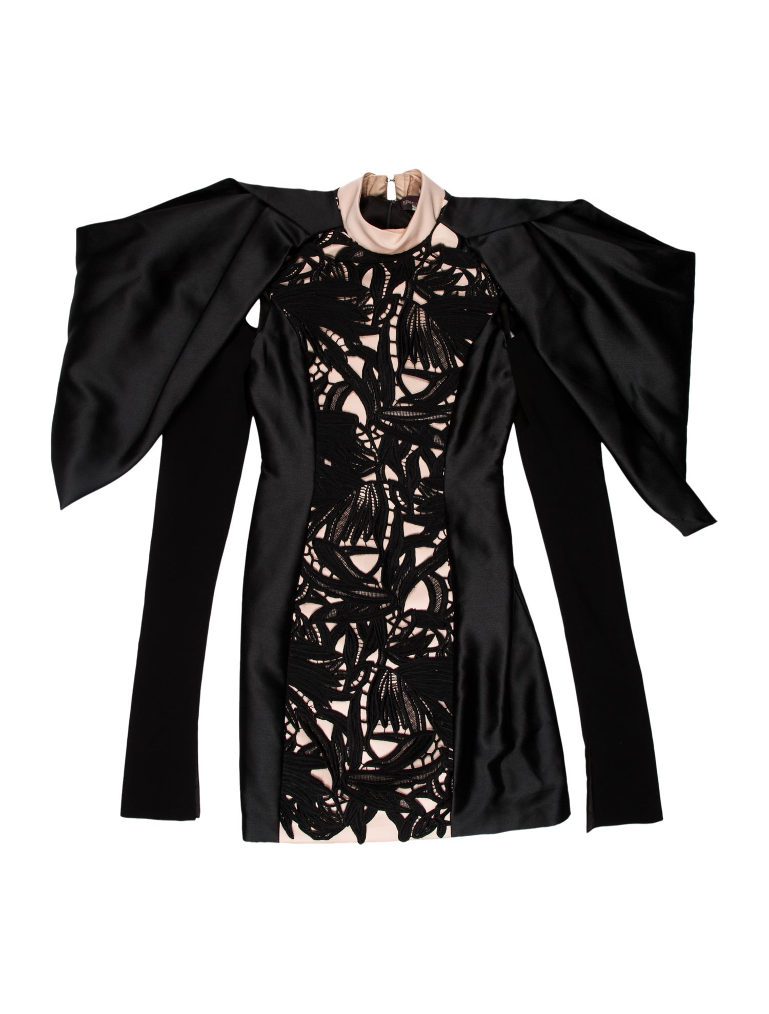 Bibhu Mohapatra Mock Neck Mini Dress