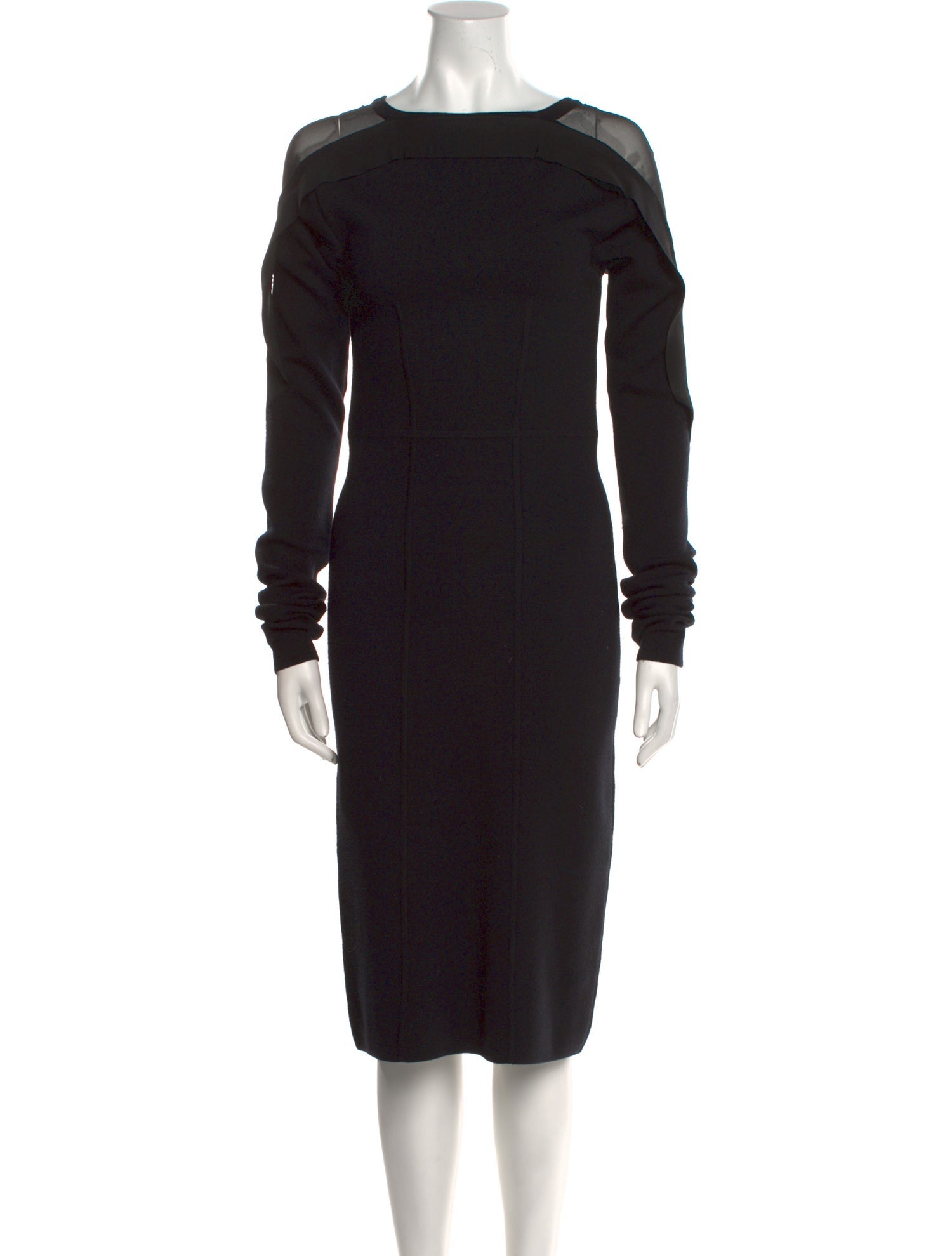 Bibhu Mohapatra Bateau Neckline Midi Length Dress