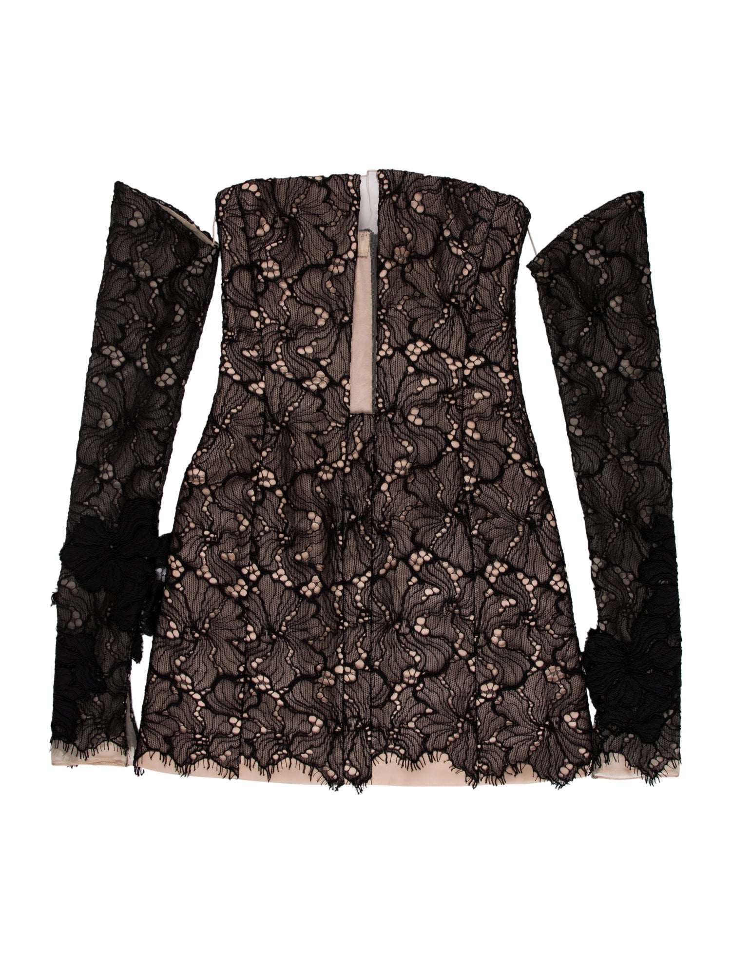 Bibhu Mohapatra Lace Pattern Mini Dress