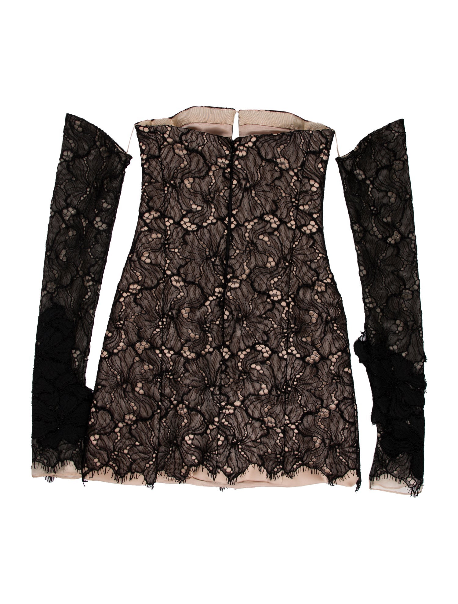 Bibhu Mohapatra Lace Pattern Mini Dress