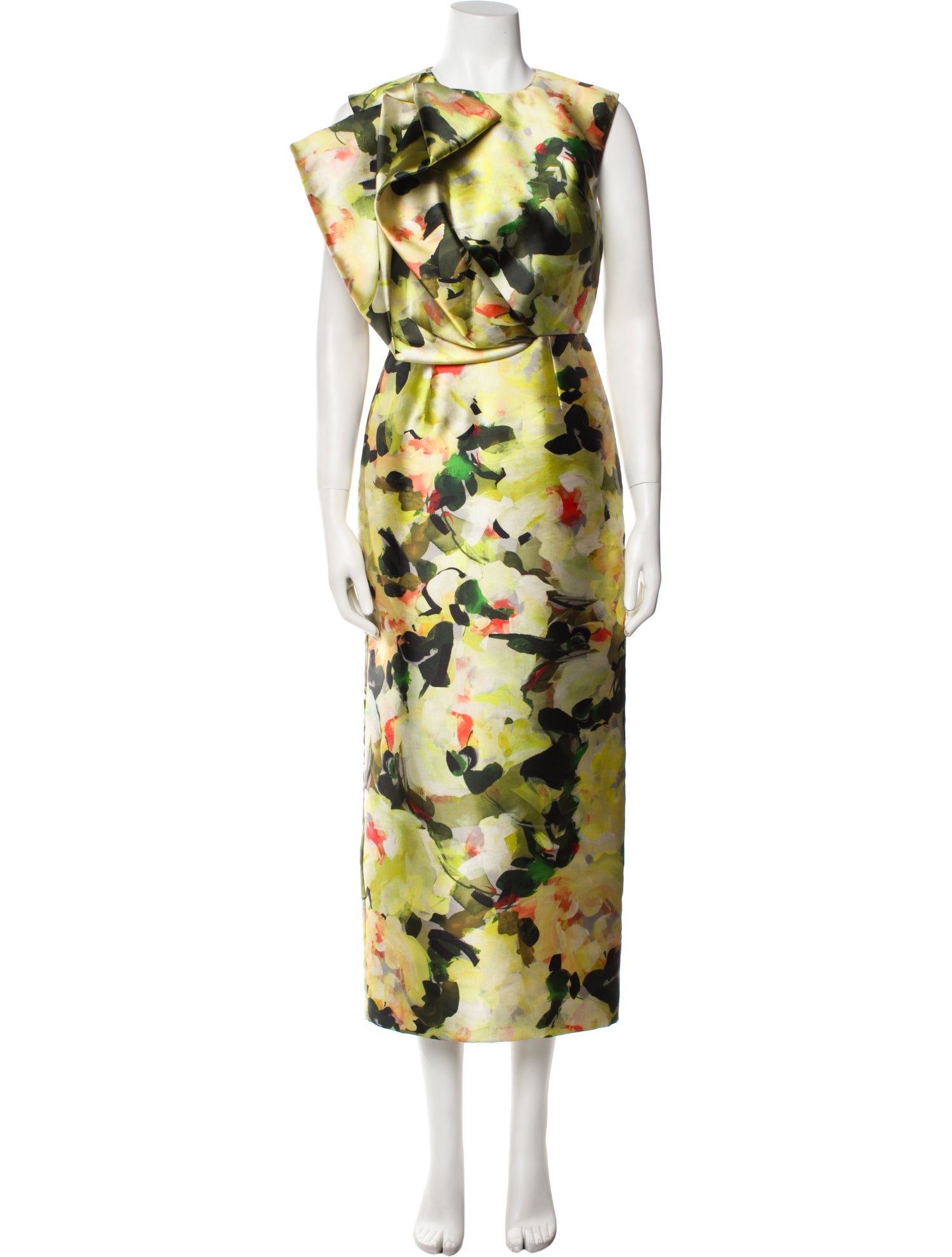 Bibhu Mohapatra Floral Print Long Dress