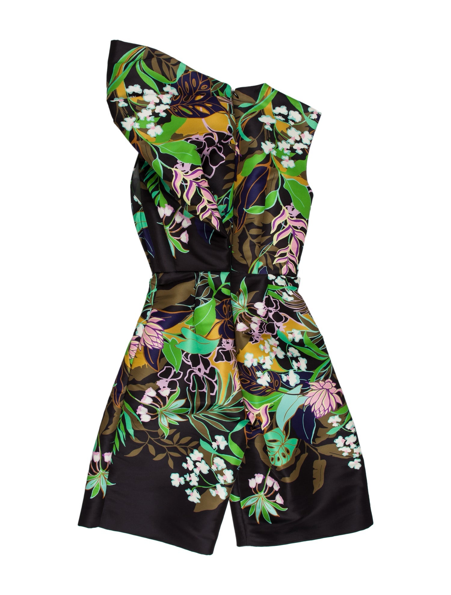 Bibhu Mohapatra Printed Strapless Jumpsuit