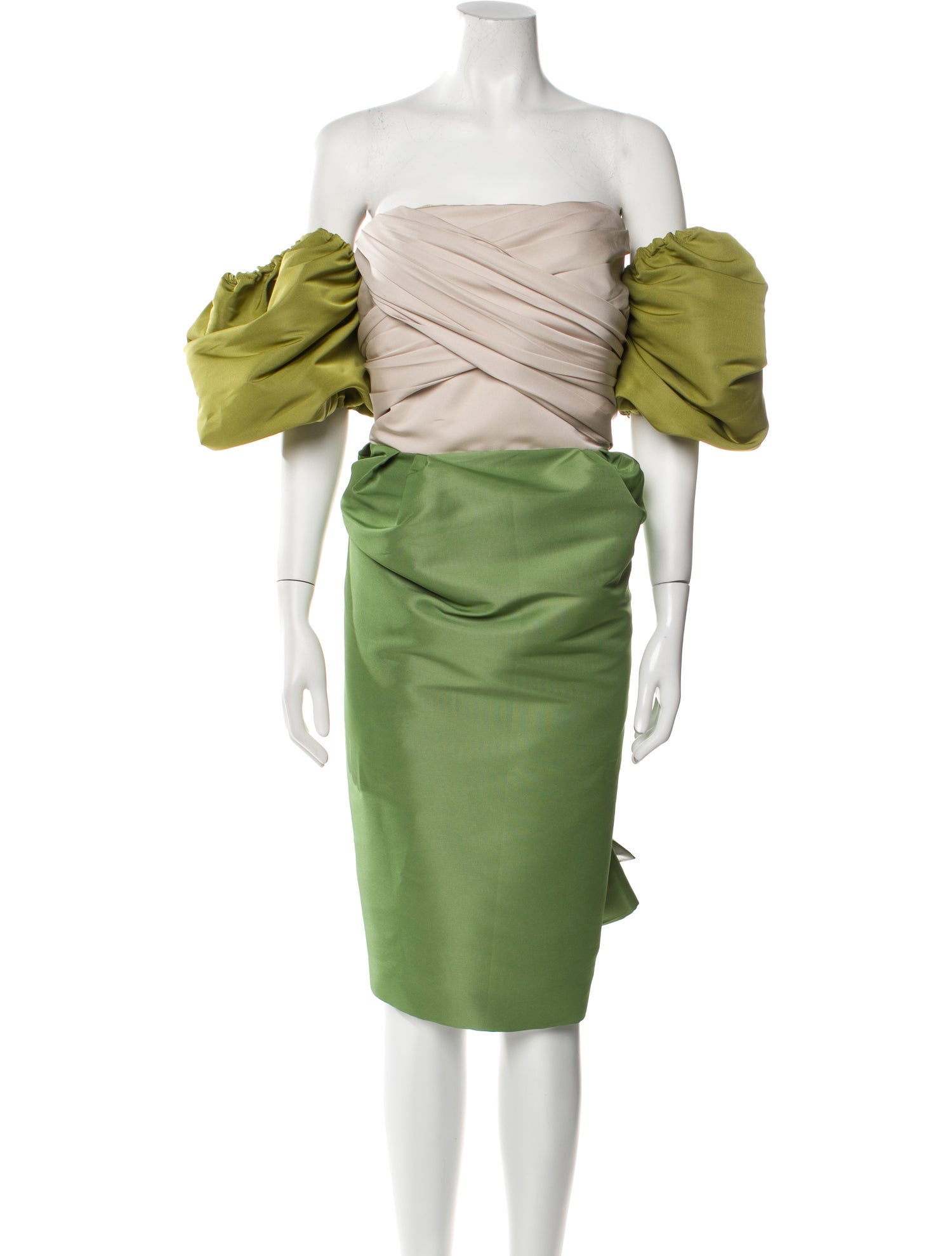 Bibhu Mohapatra Off-The-Shoulder Mini Dress