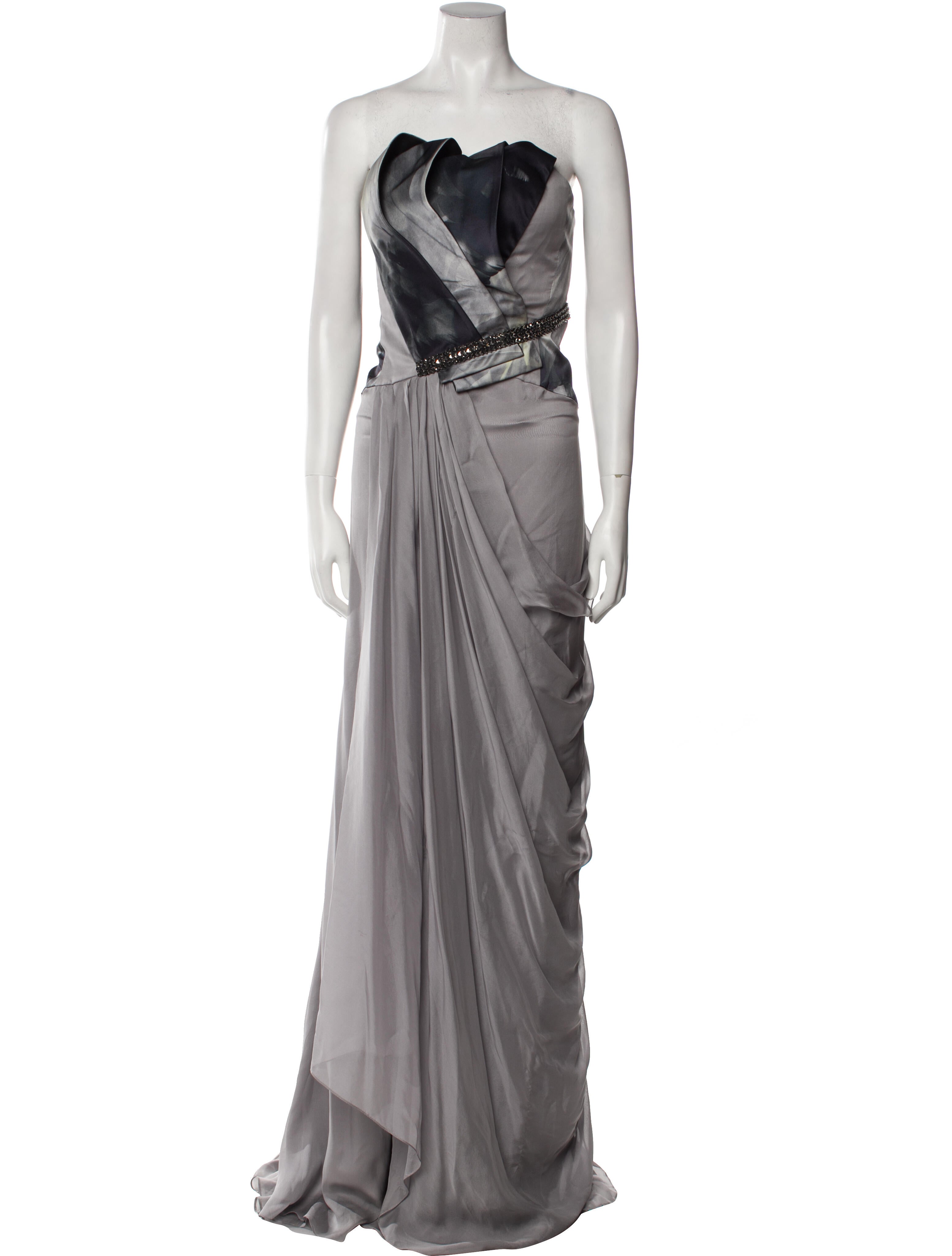 Bibhu Mohapatra Strapless Long Dress