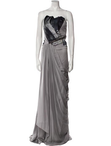 Bibhu Mohapatra Dresses Strapless Long Dress XS
