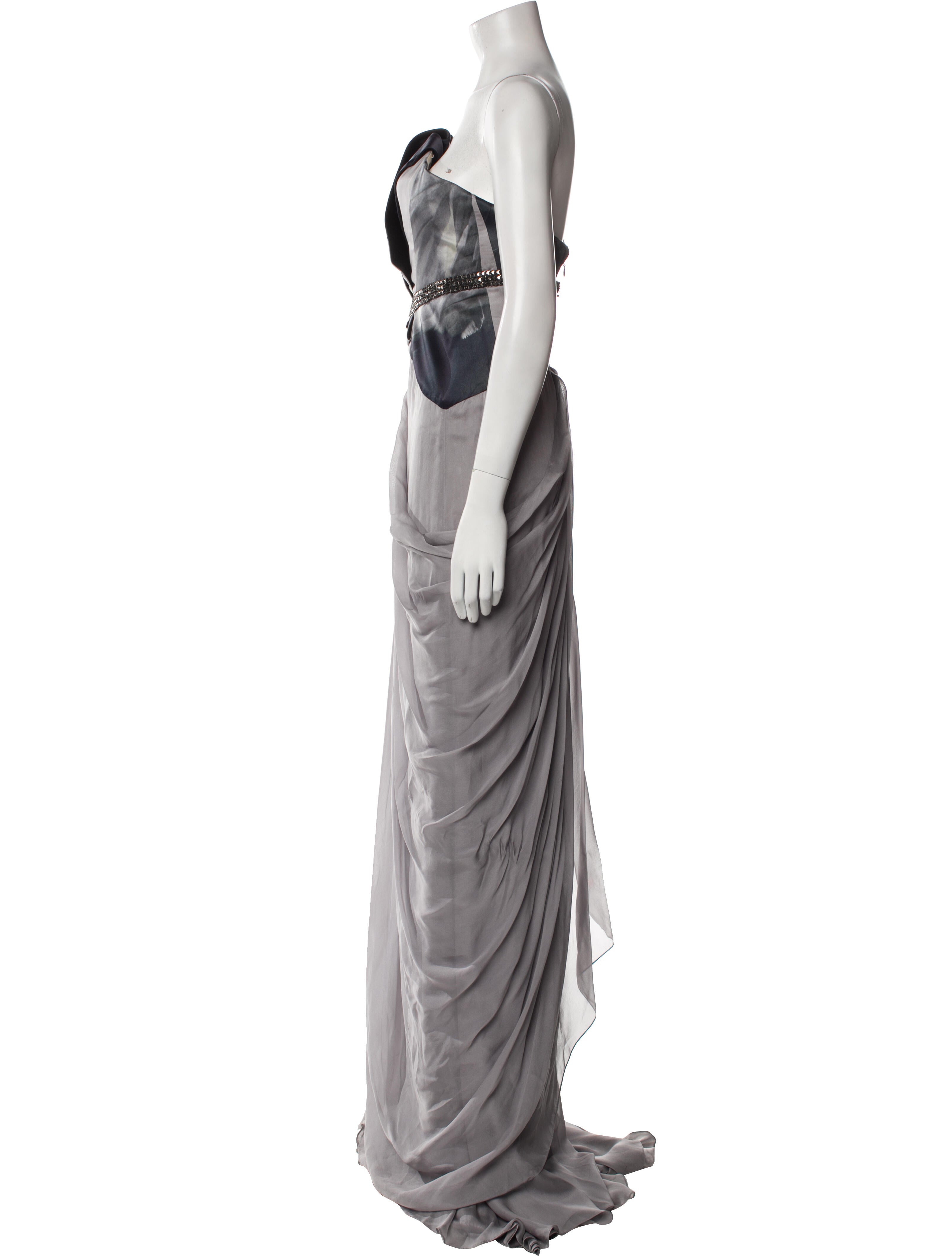 Bibhu Mohapatra Strapless Long Dress