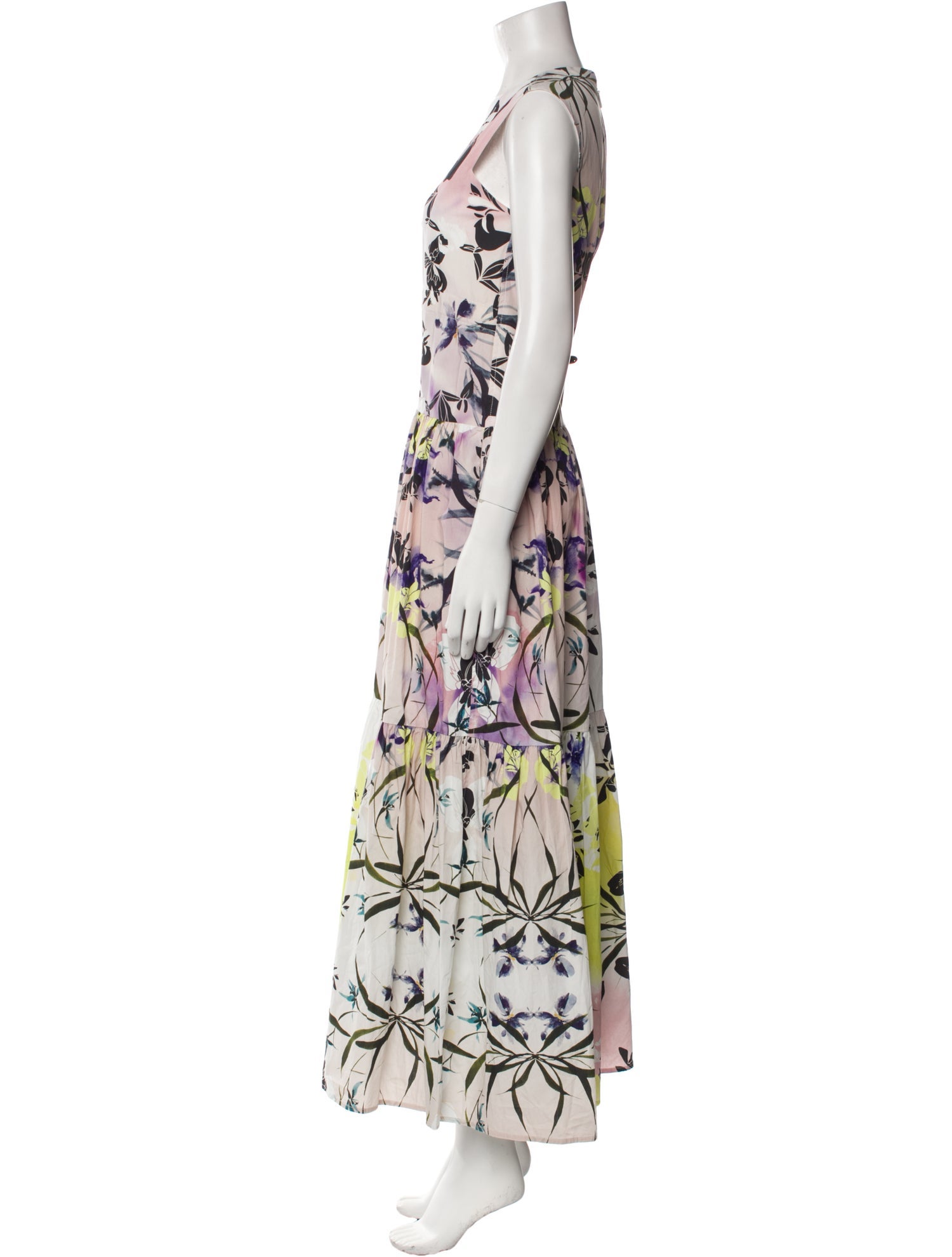 Bibhu Mohapatra Floral Print Long Dress
