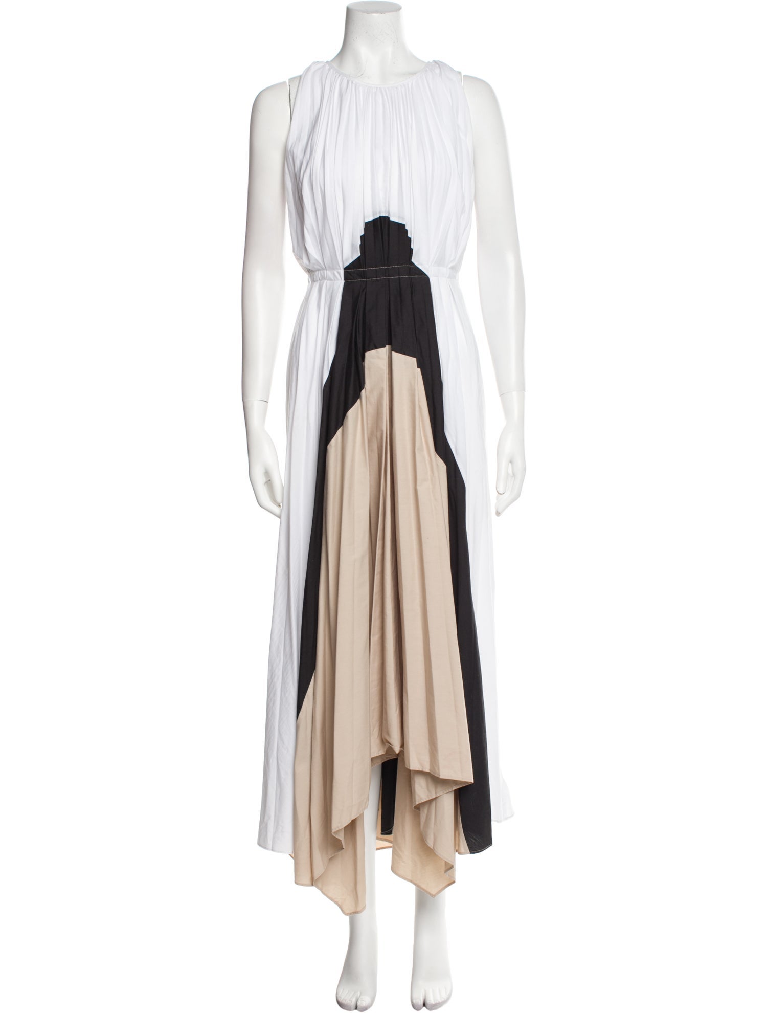 Bibhu Mohapatra Colorblock Pattern Long Dress
