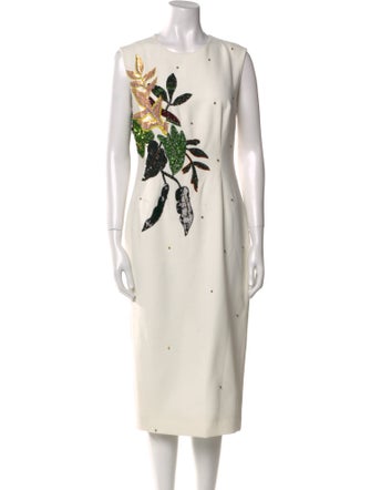 Bibhu Mohapatra Printed Midi Length Dress