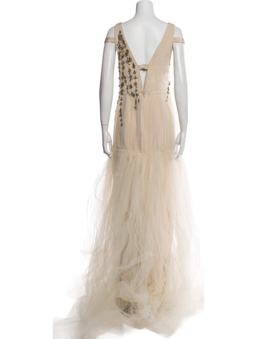 Bibhu Mohapatra Square Neckline Long Dress