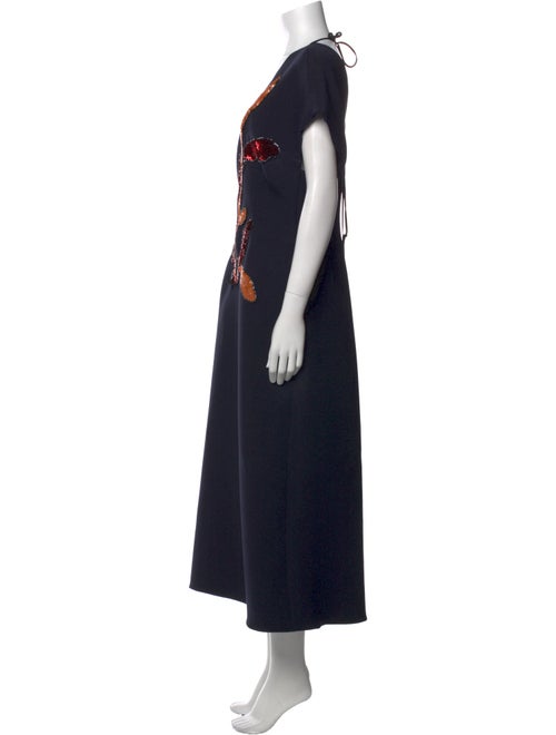 Bibhu Mohapatra Scoop Neck Long Dress
