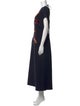 Bibhu Mohapatra Scoop Neck Long Dress