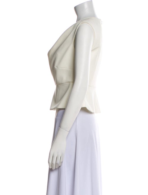 Bibhu Mohapatra V-Neck Sleeveless Crop Top