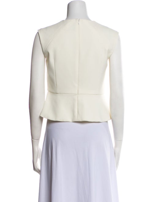 Bibhu Mohapatra V-Neck Sleeveless Crop Top