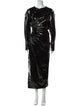 Bibhu Mohapatra Crew Neck Long Dress