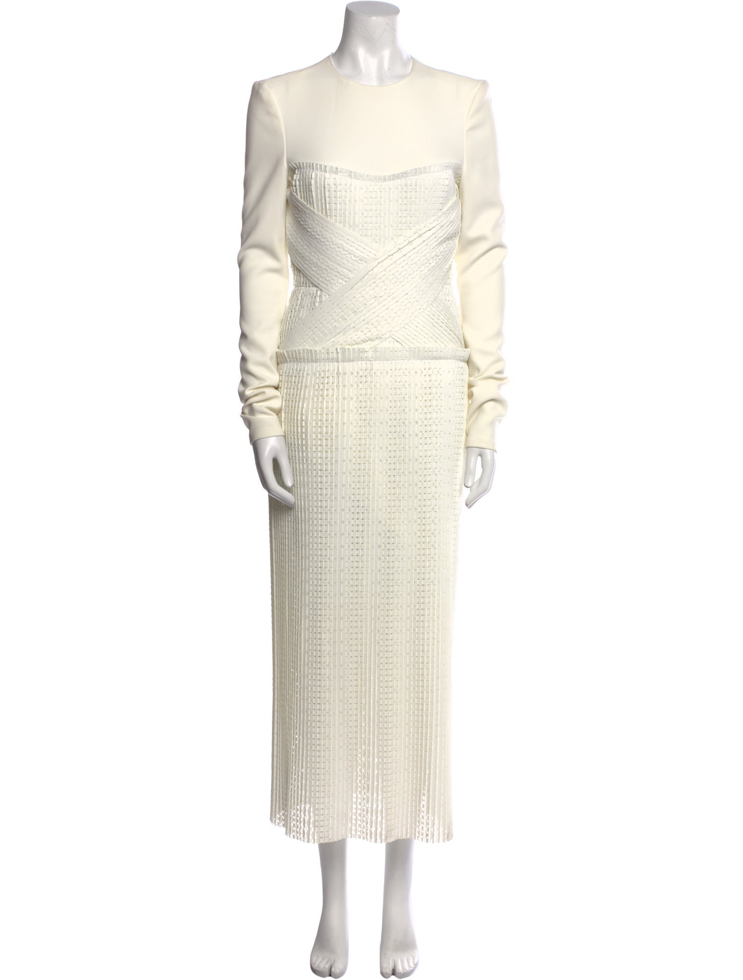 Bibhu Mohapatra Crew Neck Long Dress