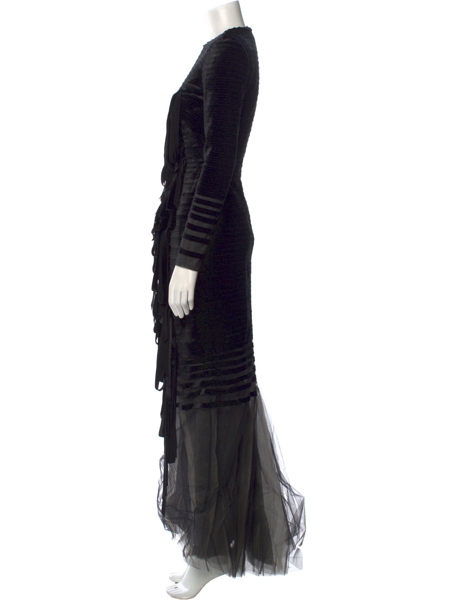 Bibhu Mohapatra Crew Neck Long Dress