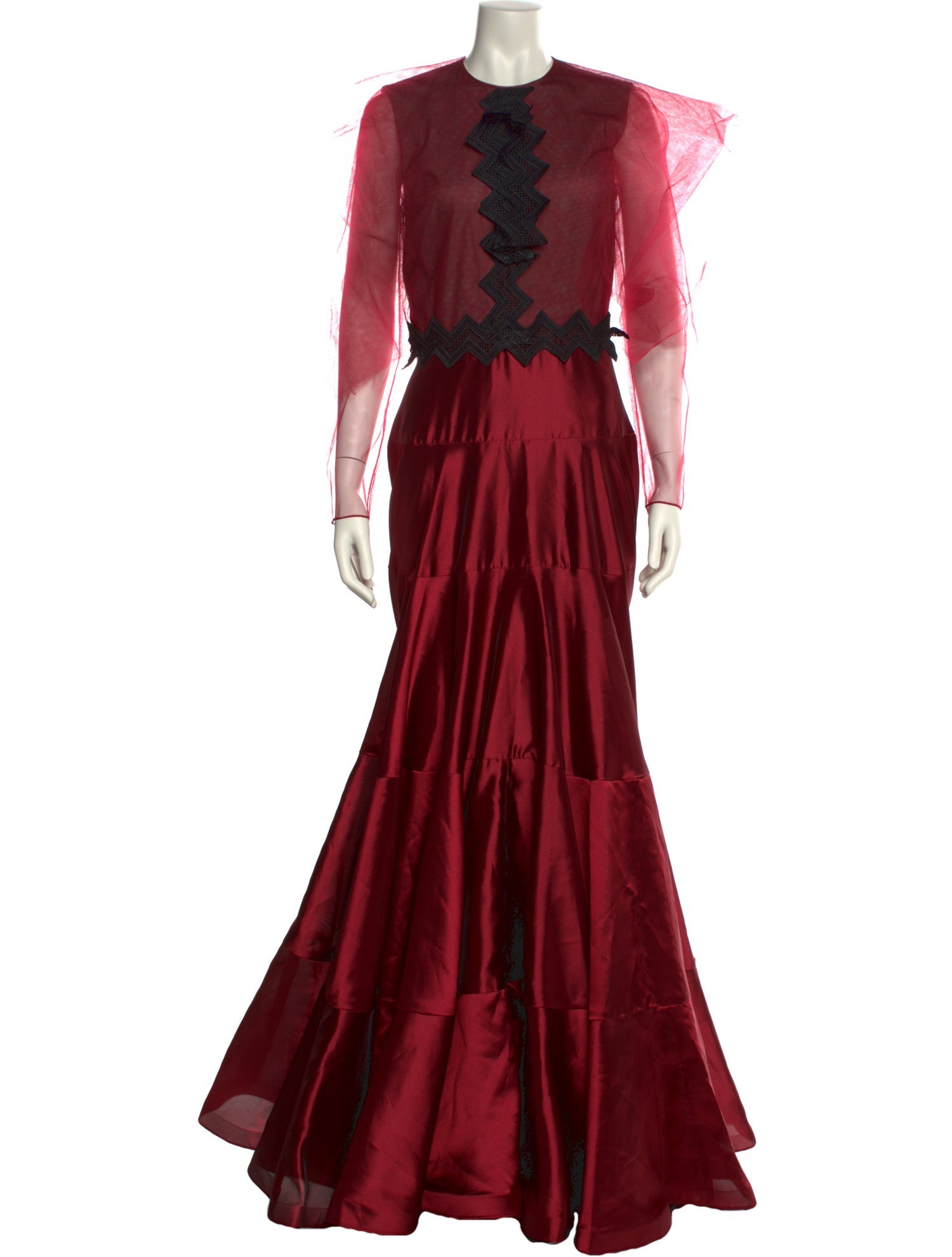 Bibhu Mohapatra Crew Neck Long Dress