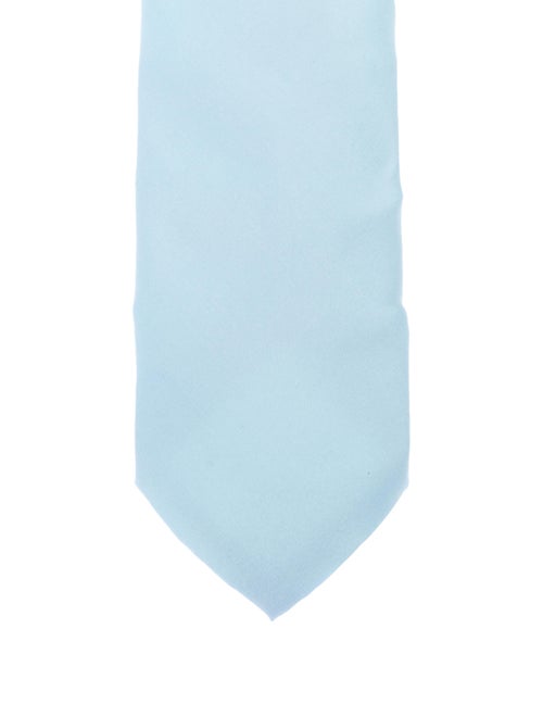 Bijan Silk Tie blue