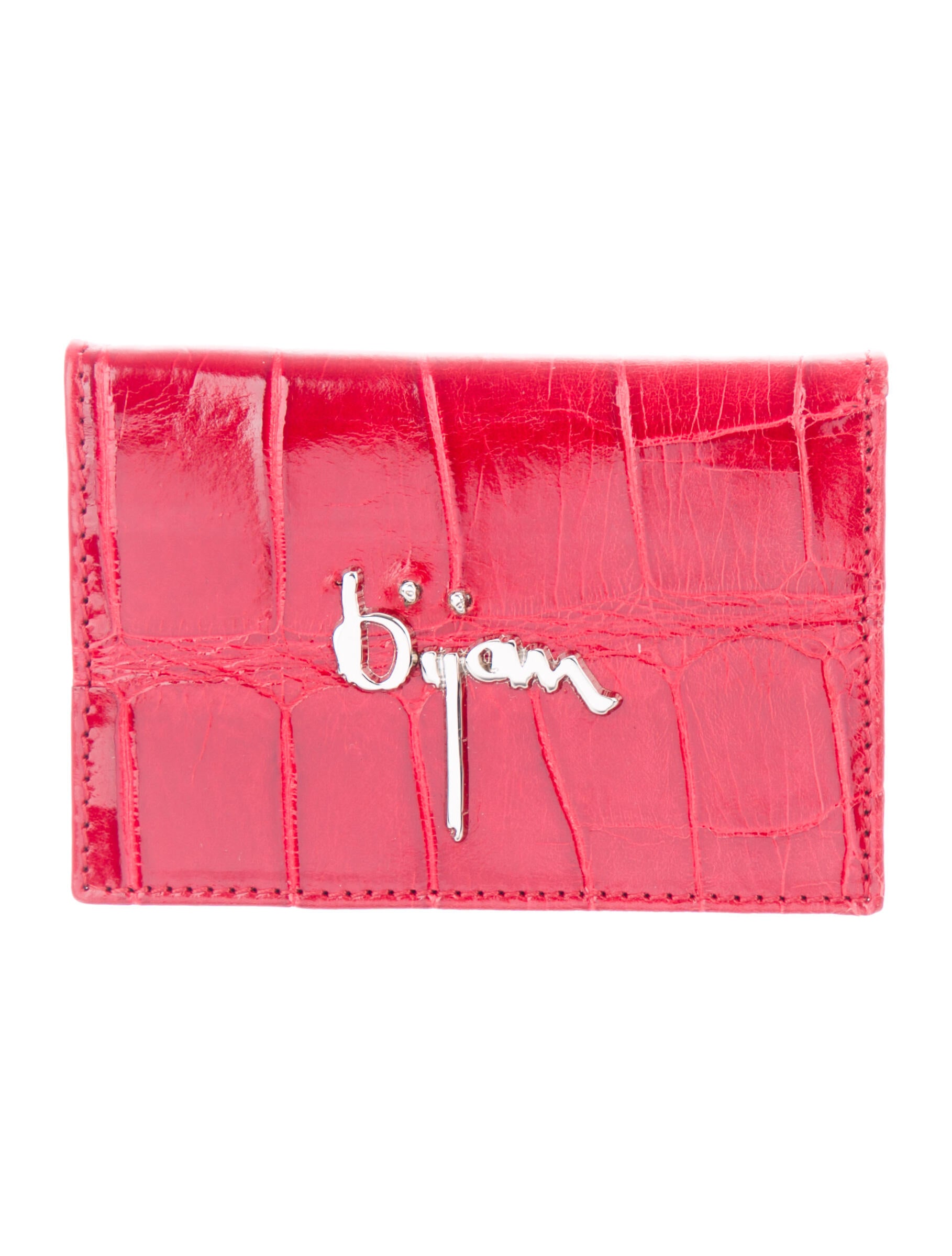 Bijan Alligator Bifold Wallet