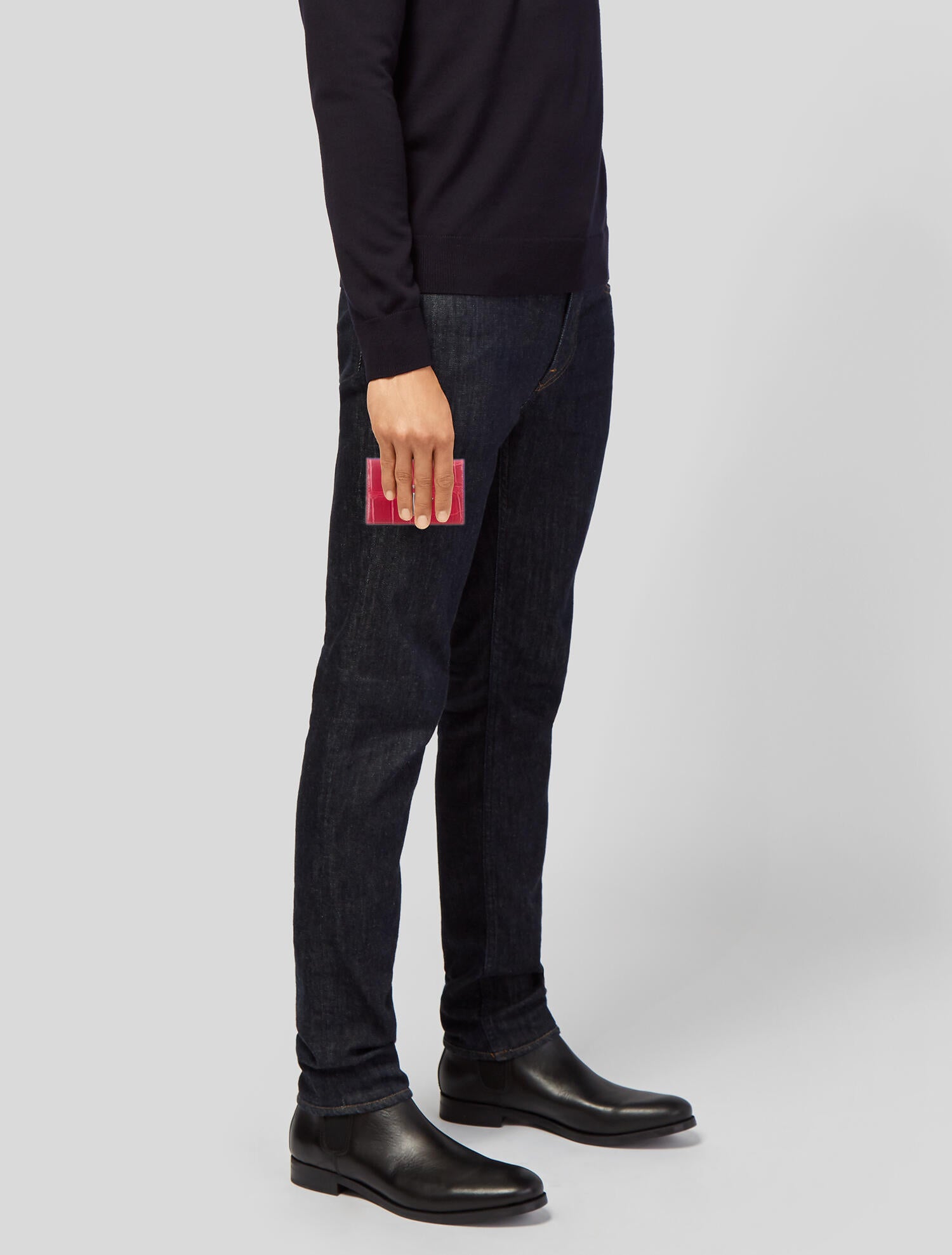 Bijan Alligator Bifold Wallet