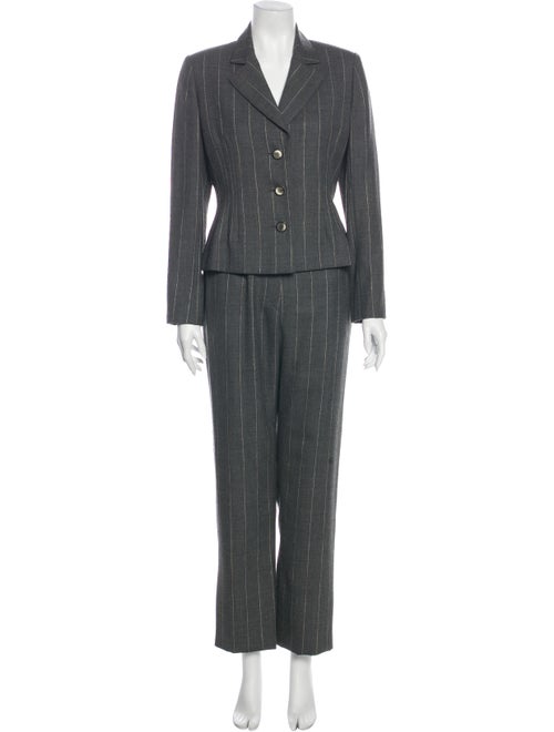 Bill Blass Printed Pantsuit Grey