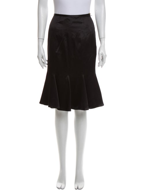 Bill Blass Knee-Length Skirt Black